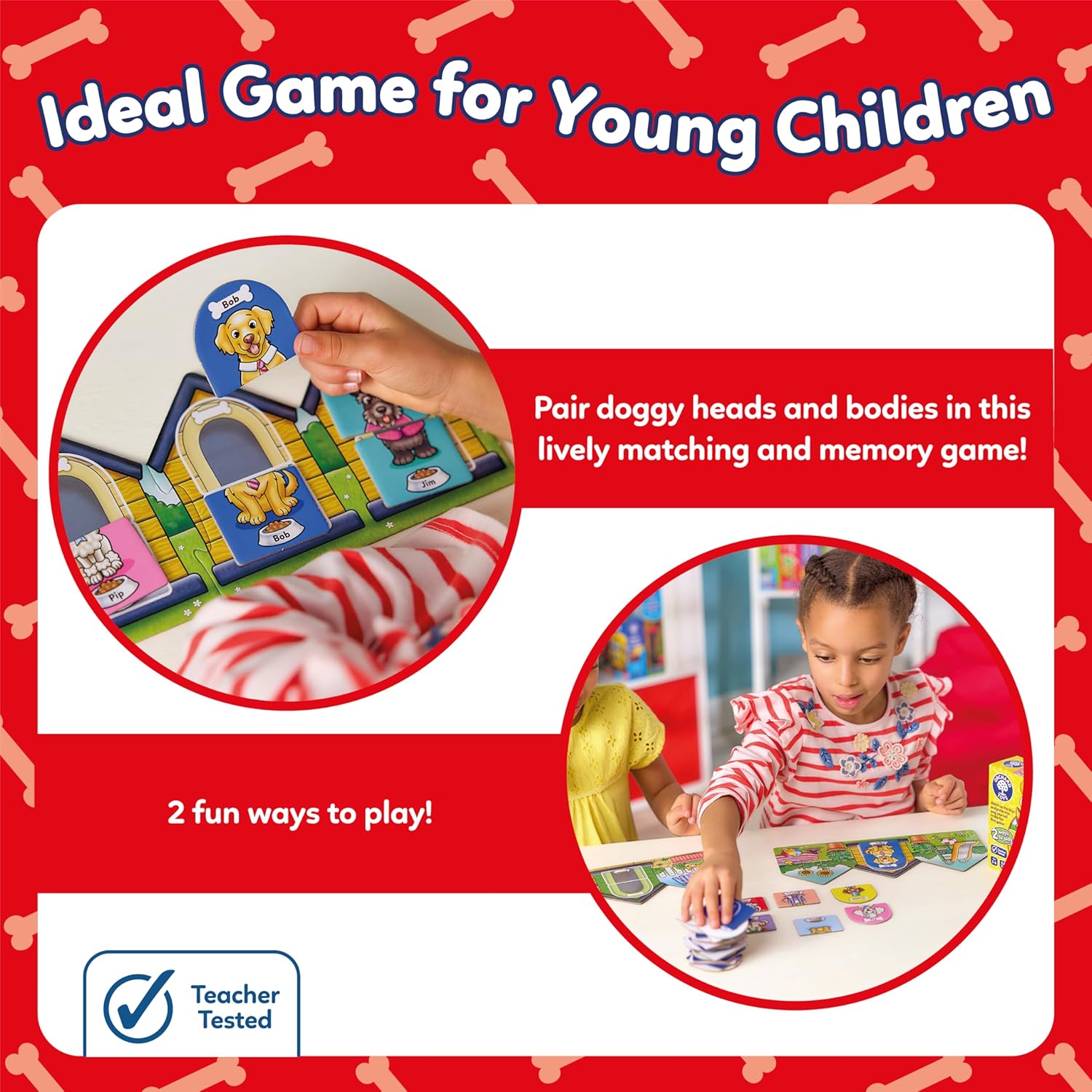 Orchard Toys Doggy Doggy Woof Woof! Matching and Memory Board Game 4