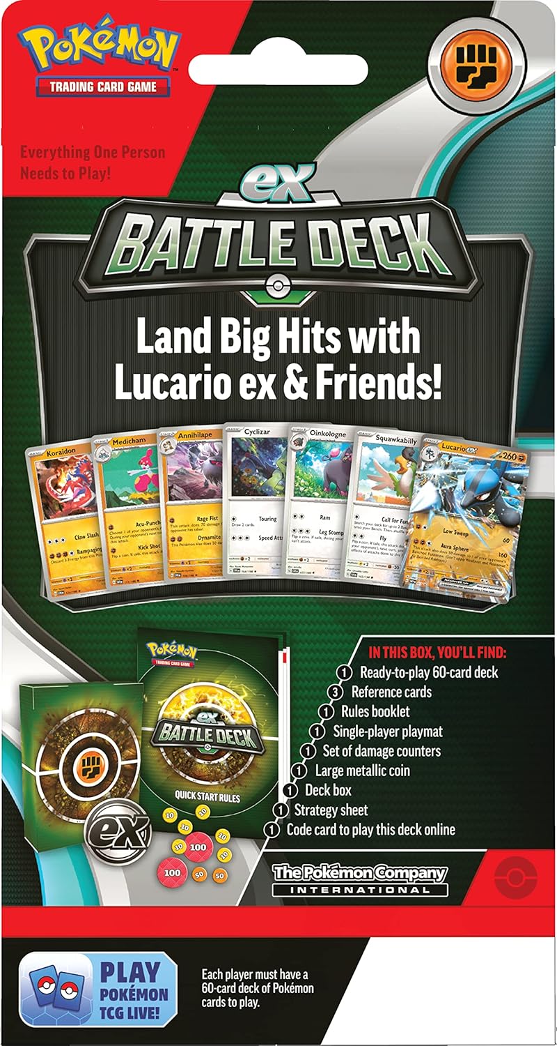 Pokémon TCG: Lucario ex Battle Deck – Ready-to-Play 60-Card Deck 3