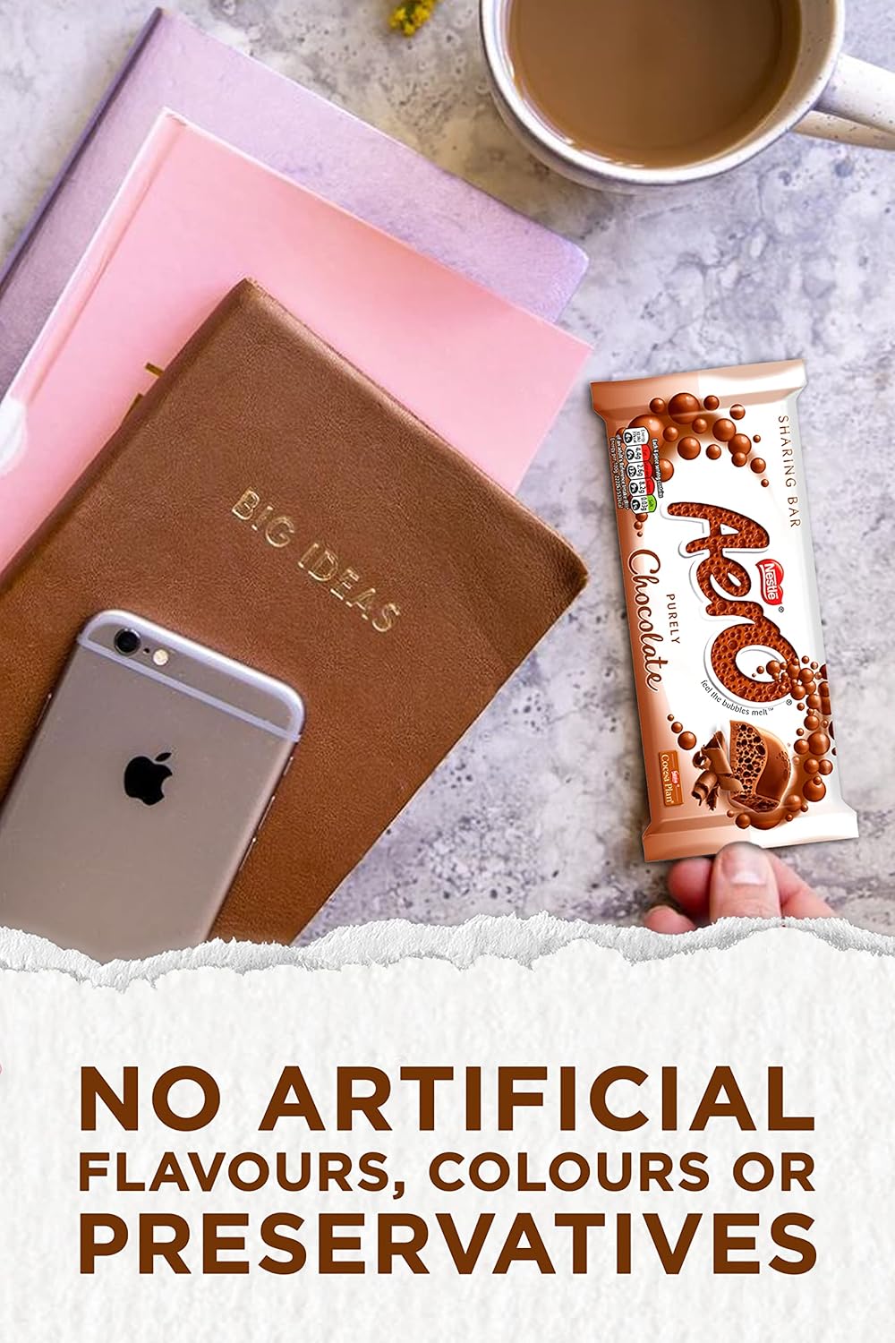 Aero Bubbly Milk Chocolate Sharing Bars, 15 x 90 g 4