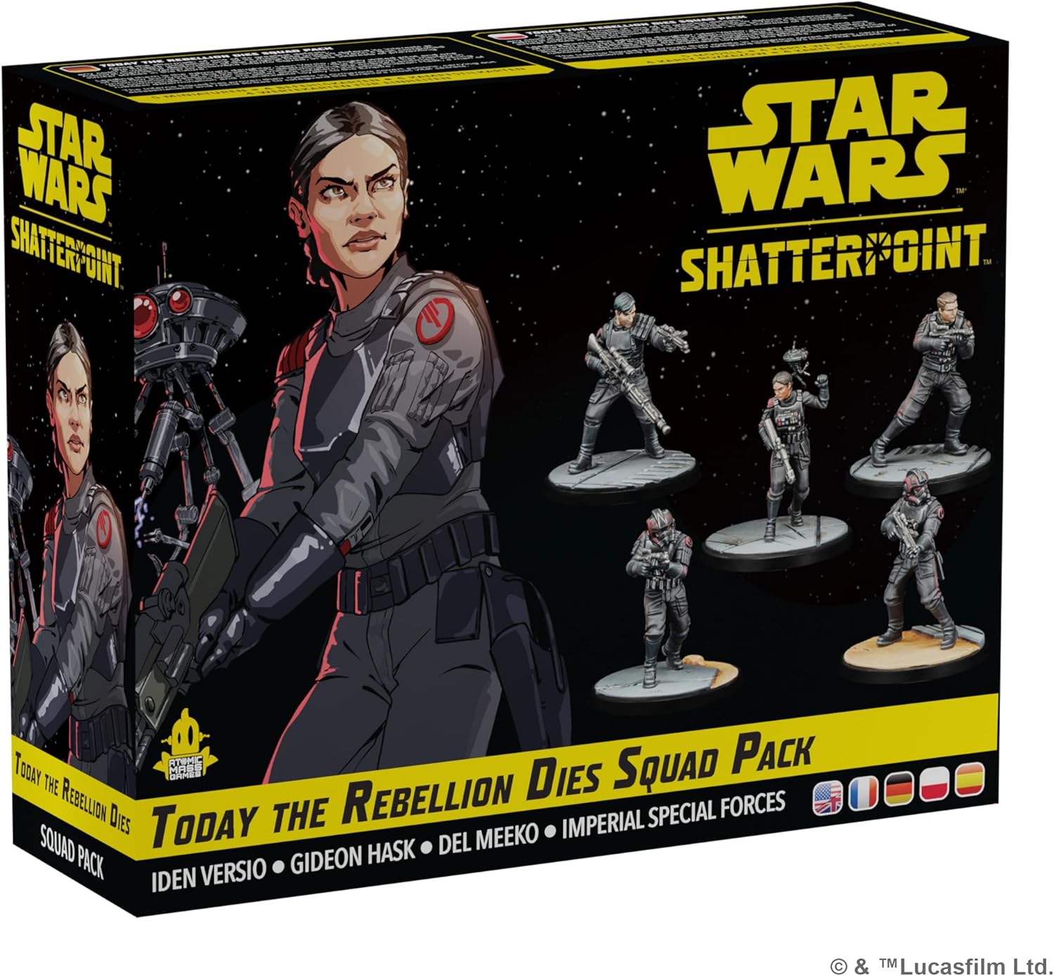 Atomic Mass Games Star Wars: Shatterpoint Today the Rebellion Dies Squad Pack