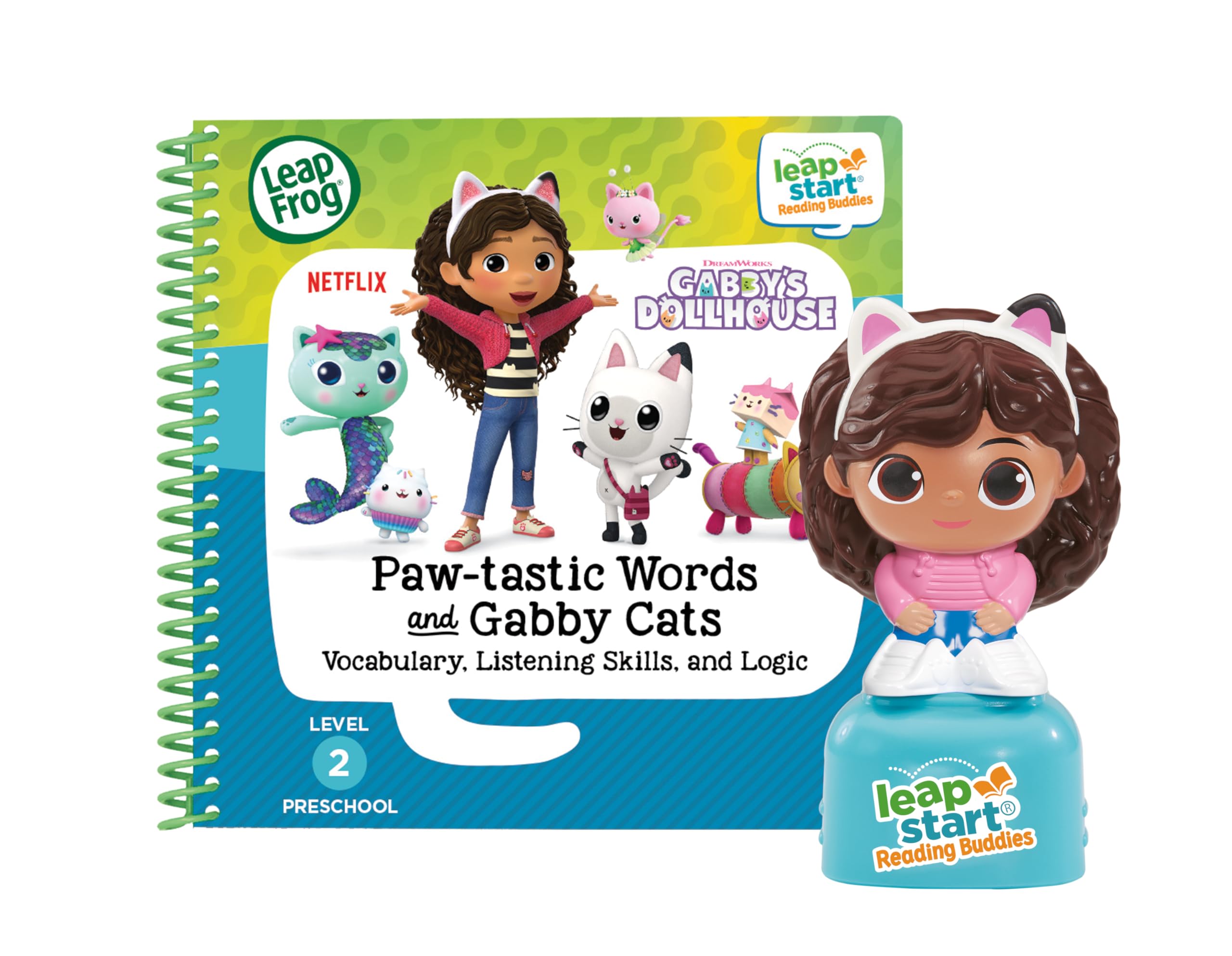 LeapFrog LeapStart Reading Buddies: Paw-tastic Words and Gabby Cats - Interactive Learning for Ages 3-6