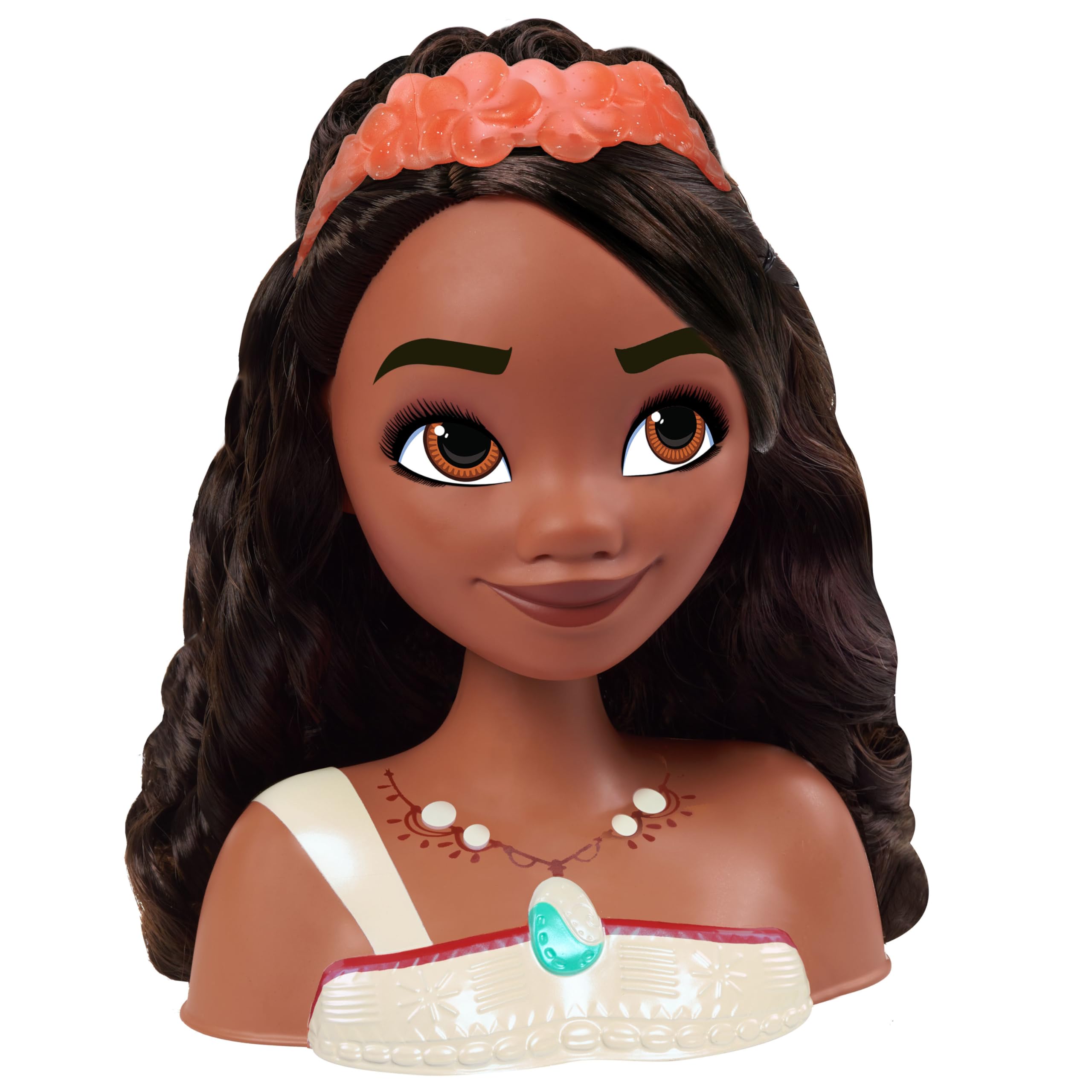 Just Play Disney Princess Moana 2 Styling Head with 7-Piece Hair Accessory Set 4