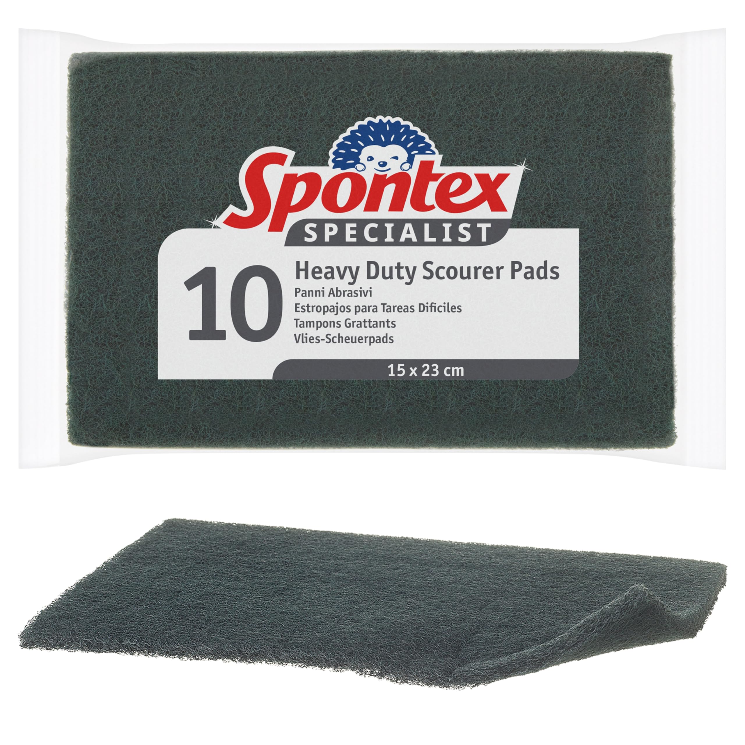 Spontex Specialist Heavy Duty Scourer Pads (Pack of 10) 5