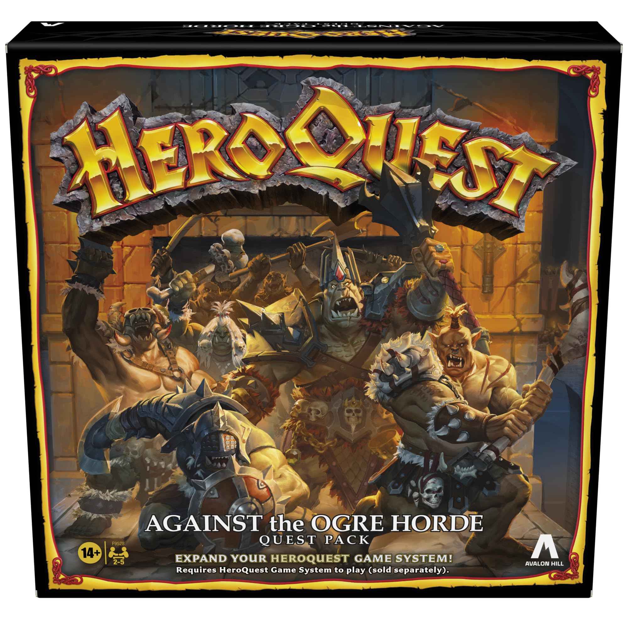 Avalon Hill HeroQuest Against the Ogre Horde Quest Pack – Fantasy Expansion for HeroQuest Game System