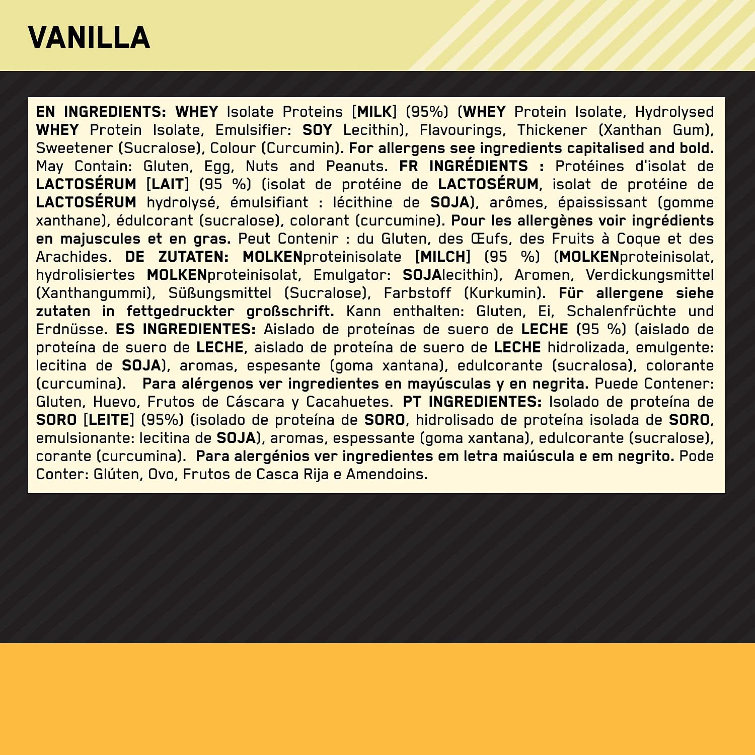 Optimum Nutrition Gold Standard 100% Isolate Whey Protein Powder - High-Protein Fitness Support 7