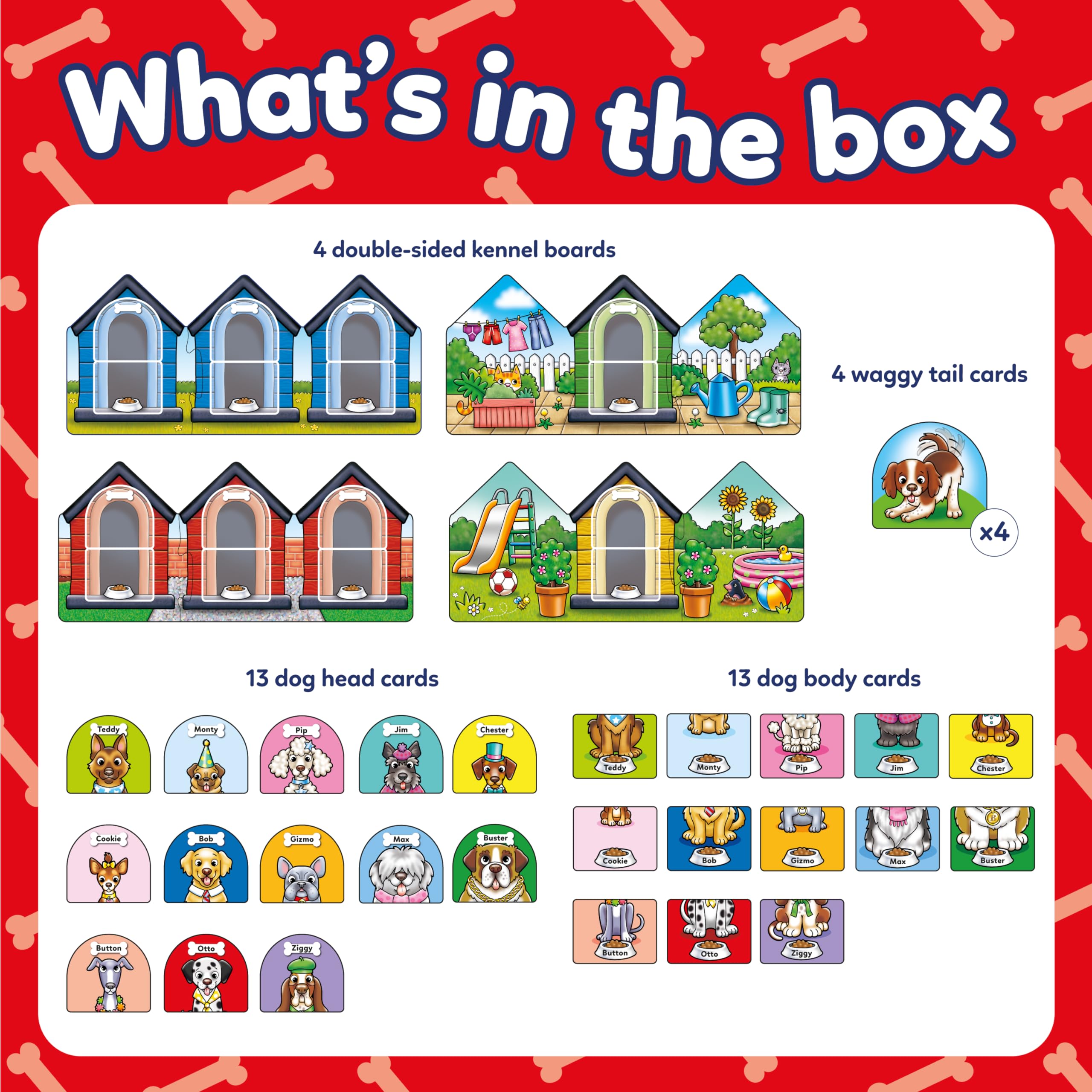 Orchard Toys Doggy Doggy Woof Woof! Matching and Memory Game for Ages 2-6 | 2-4 Players