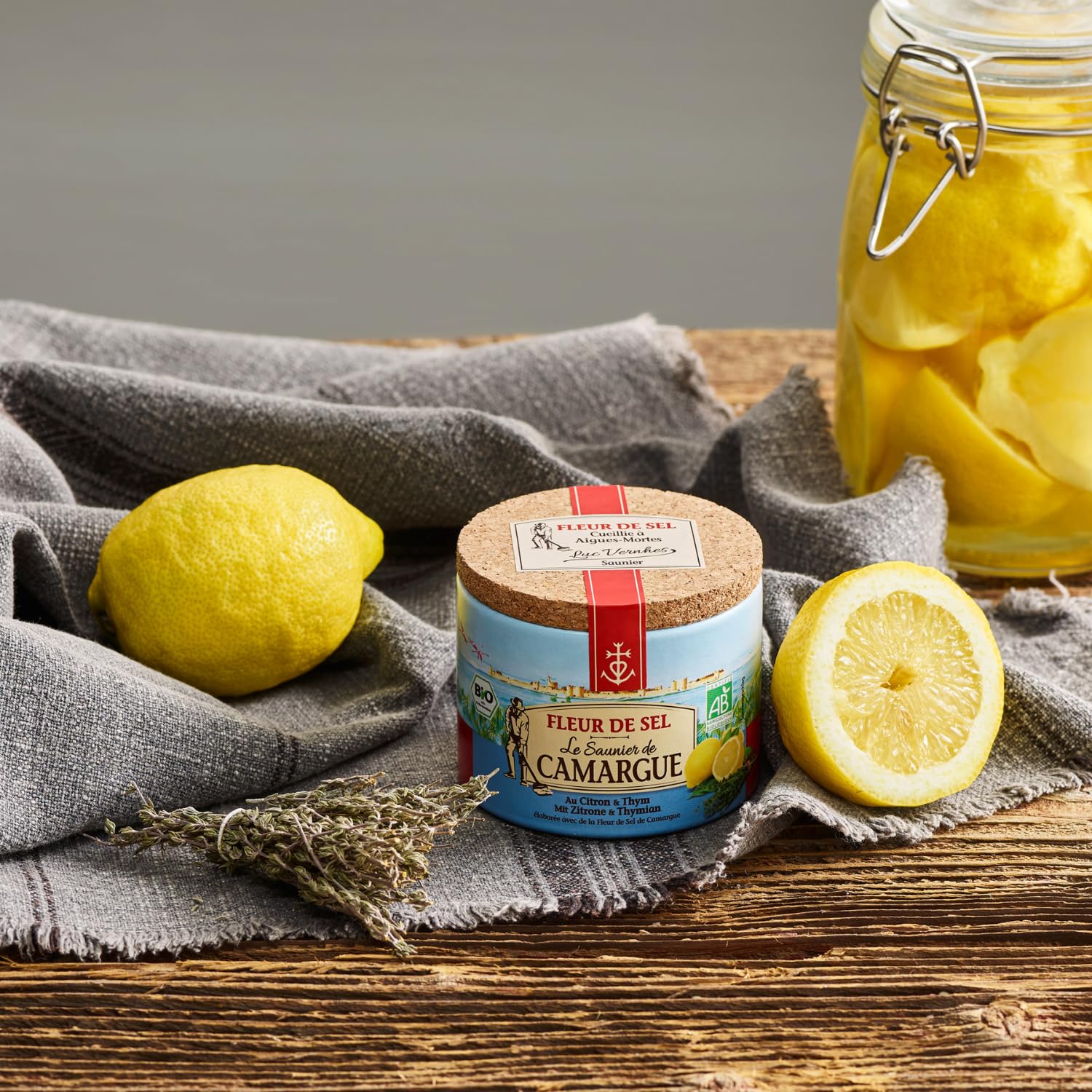 Le Saunier De Camargue Fleur de Sel Lemon and Thyme Sea Salt Flakes - 125g 9