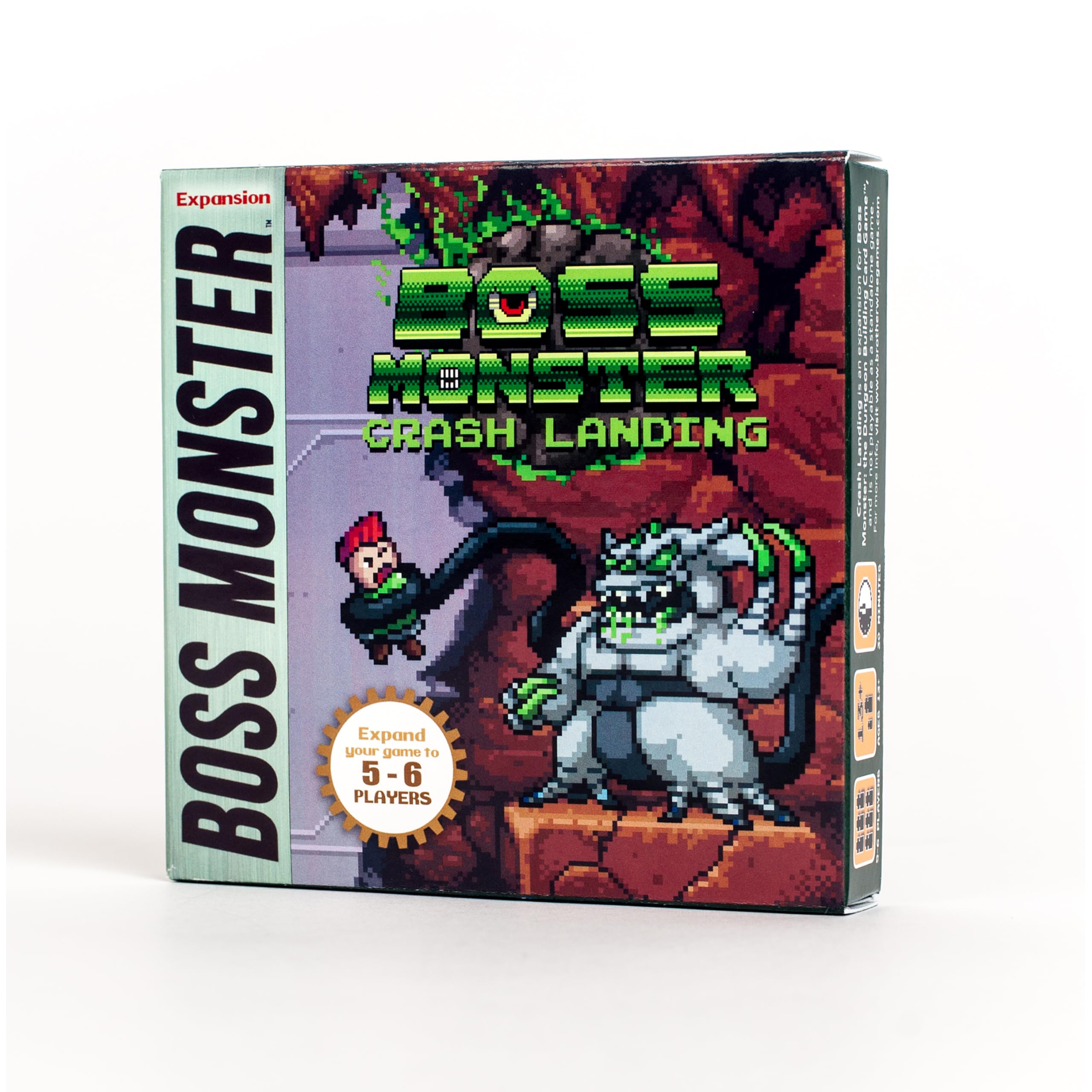 Brotherwise Games Boss Monster Crash Landing Expansion | 5-6 Players | Science Fiction Theme