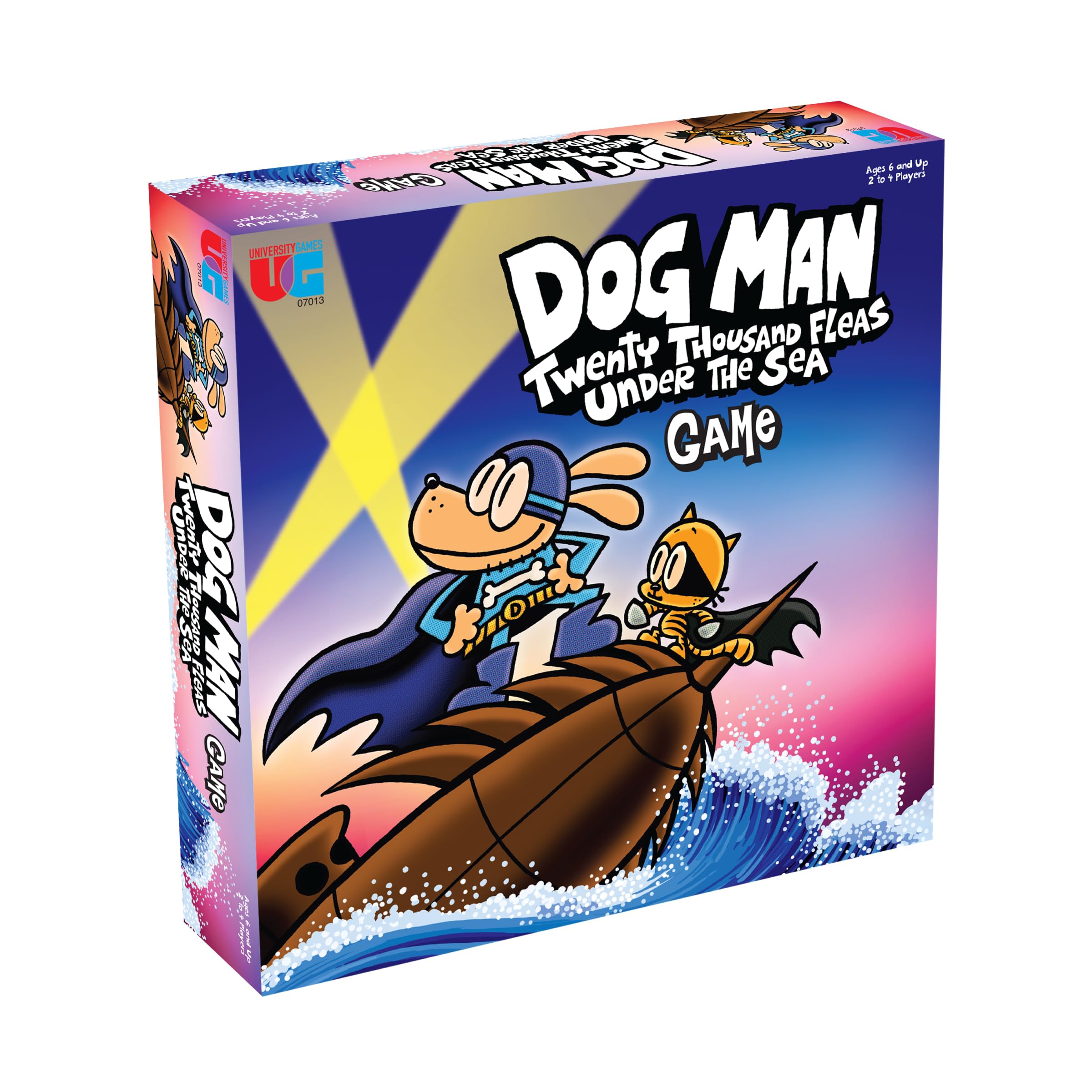 University Games Dog Man 20,000 Fleas Under the Sea Board Game