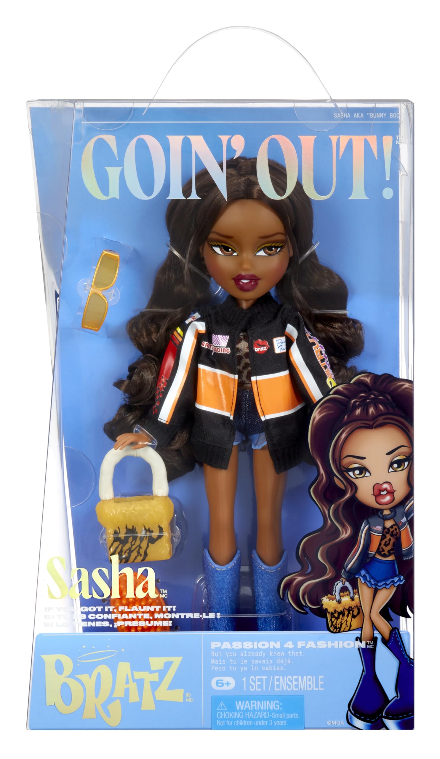 Bratz Goin' Out! Sasha Street Couture Fashion Doll with Accessories