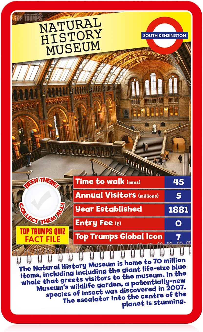 Top Trumps London 30 Things To See Card Game 4