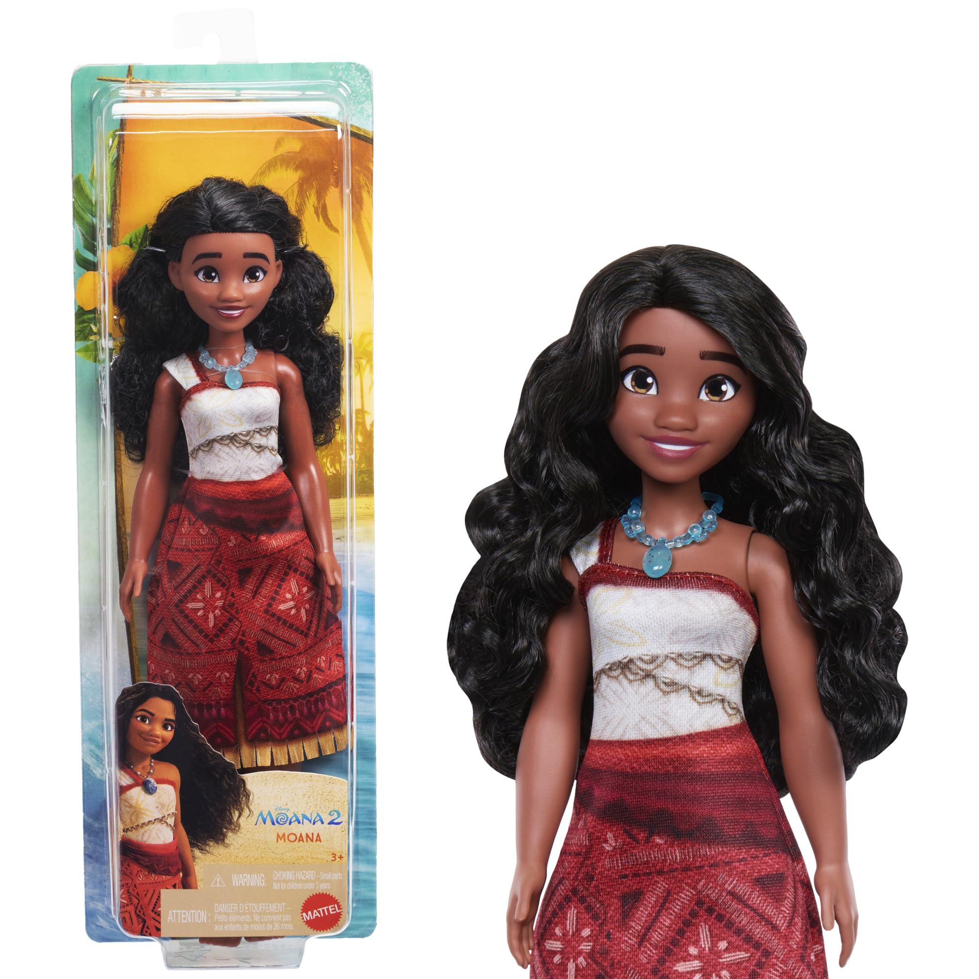 Disney Princess Moana 2 Fashion Doll by Mattel | 9.84 inches | Classic Edition | Ages 3+