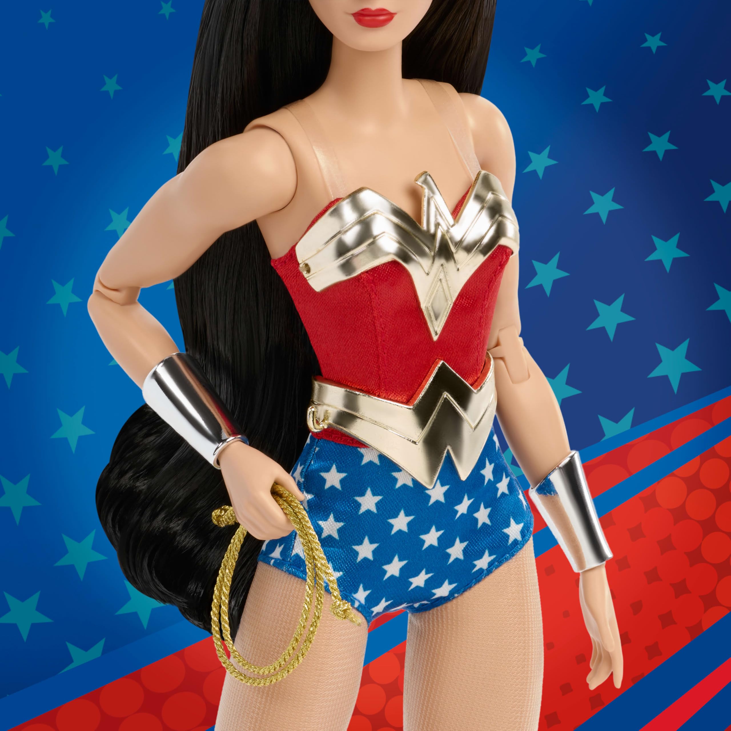 Barbie Wonder Woman Collectible Doll - Fully Articulated | Includes Doll Stand | For Adult Collectors 3