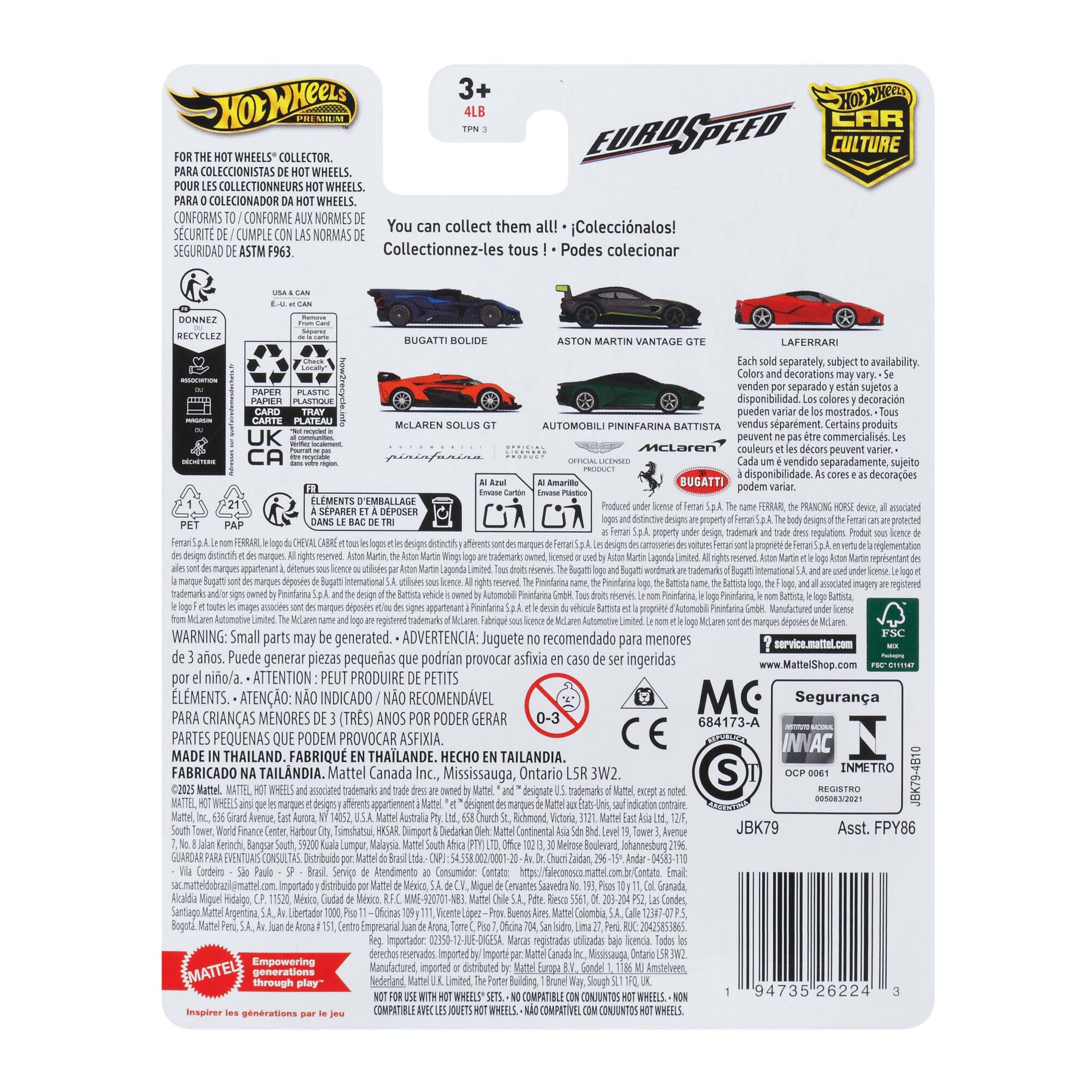 Hot Wheels Premium Car Culture Collectible Toy Car - 1:64 Scale Die-Cast Vehicle 7