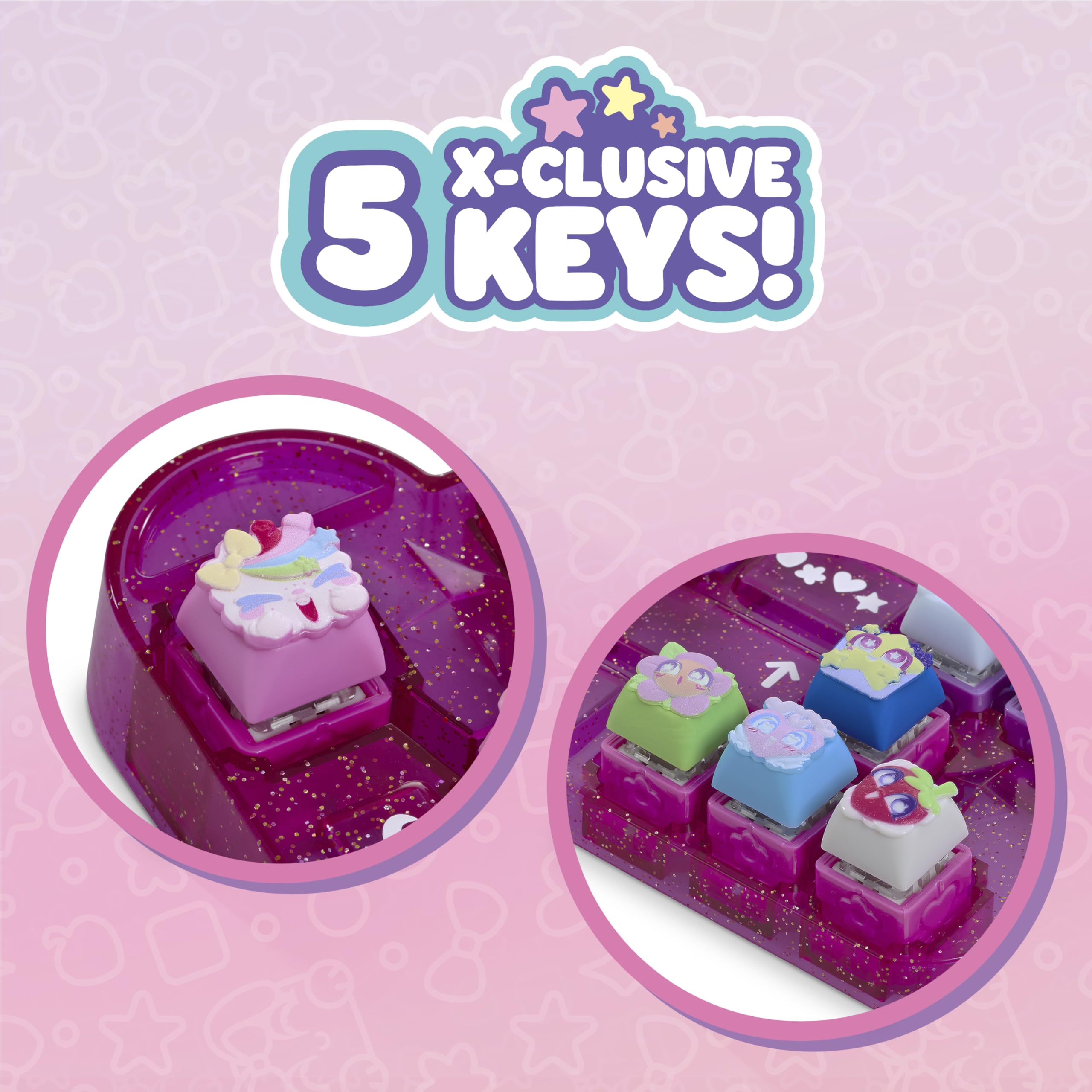 Clickeez Goliath Keyboard Mega Pack - Ultimate Starter Set with 15 Collectible Keychain Characters