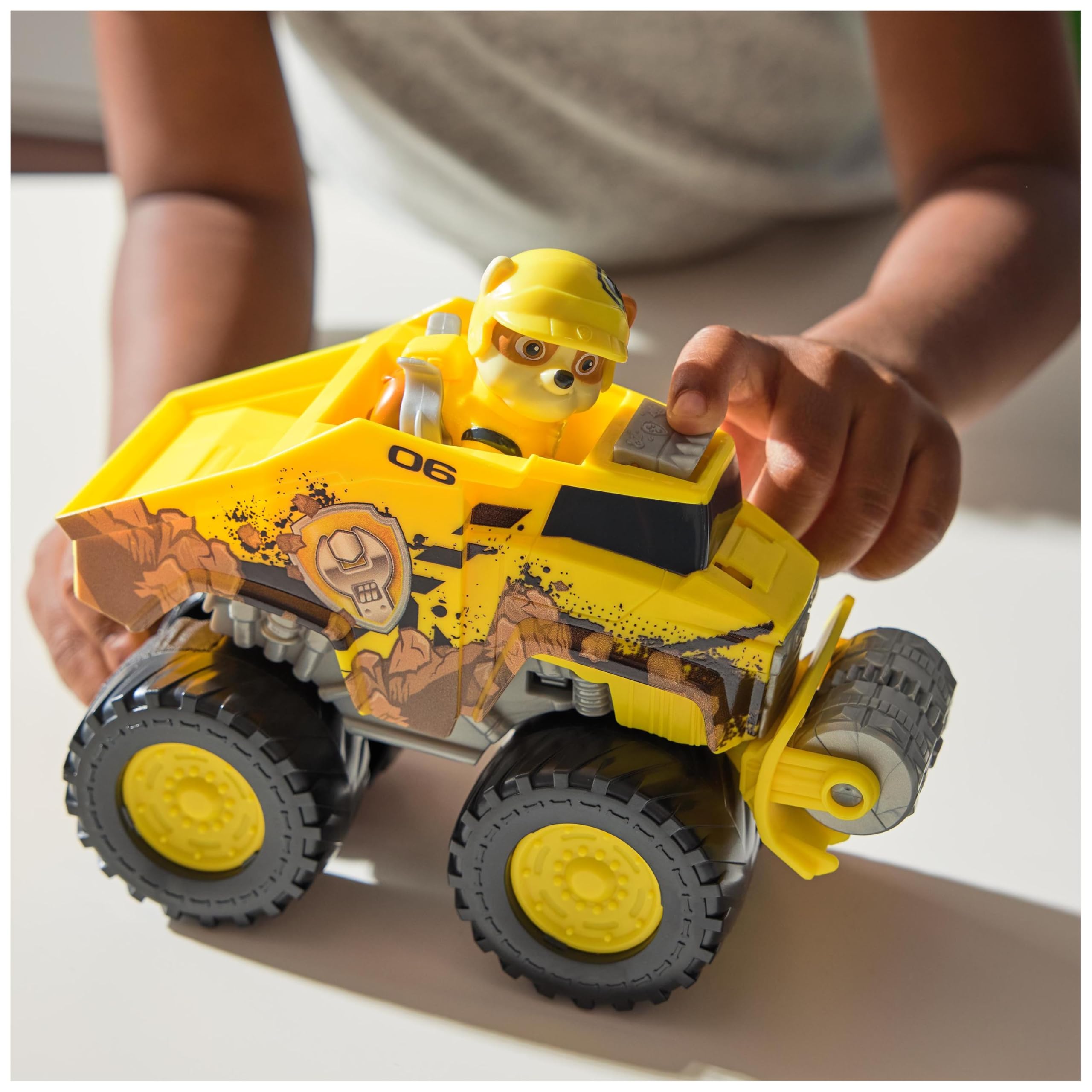 Paw Patrol: Rescue Wheels Rubble’s Bulldozer - Transforming Toy Truck with Action Figure 8