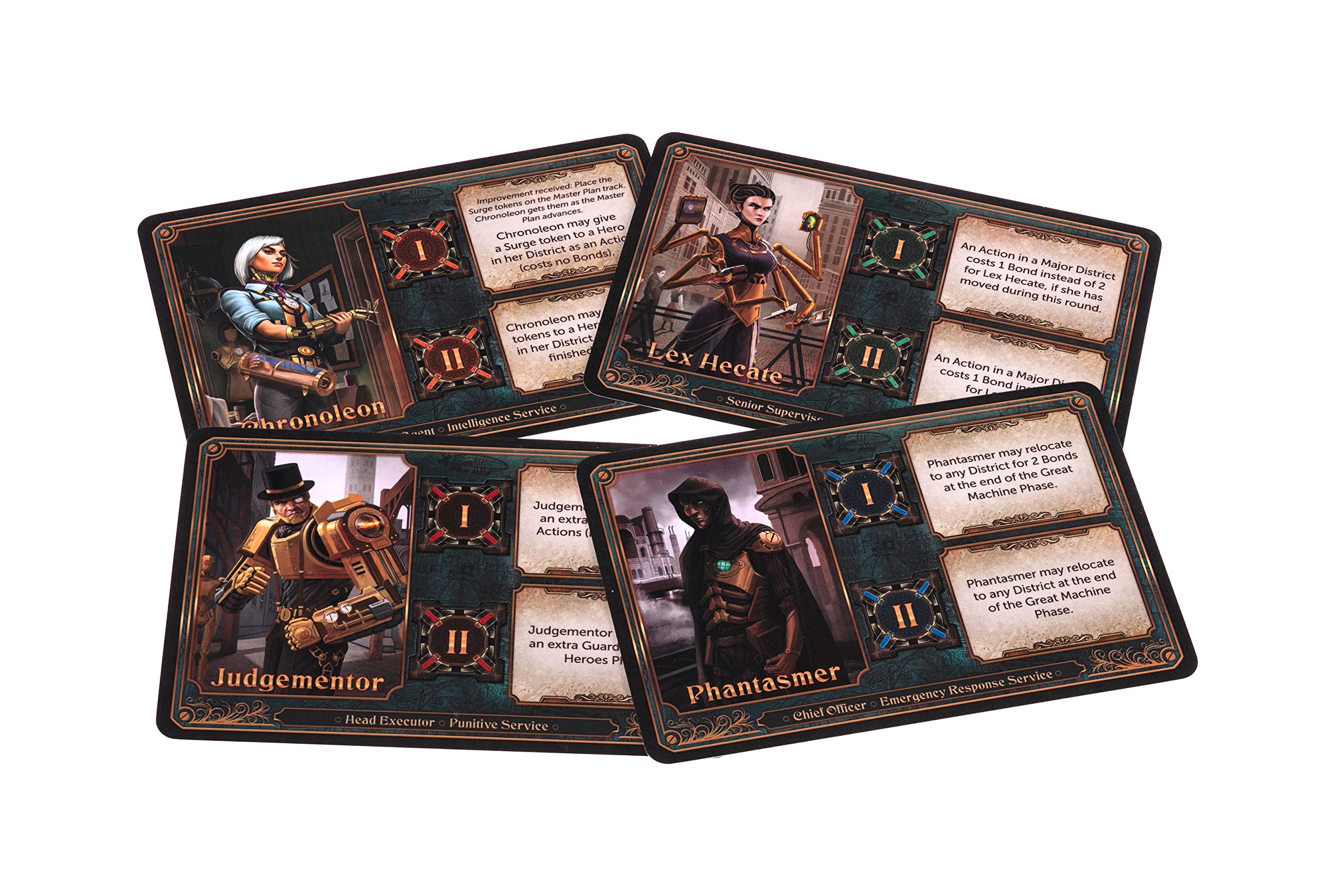 City of The Great Machine: Die Eskalation-Brettspielerweiterung – 1–4 Spieler 8