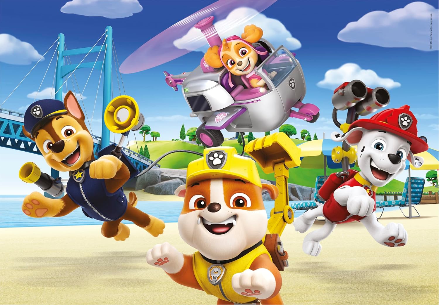 Clementoni PAW Patrol 2 x 60-Piece Jigsaw Puzzles for Kids - Educational Puzzle Set 4