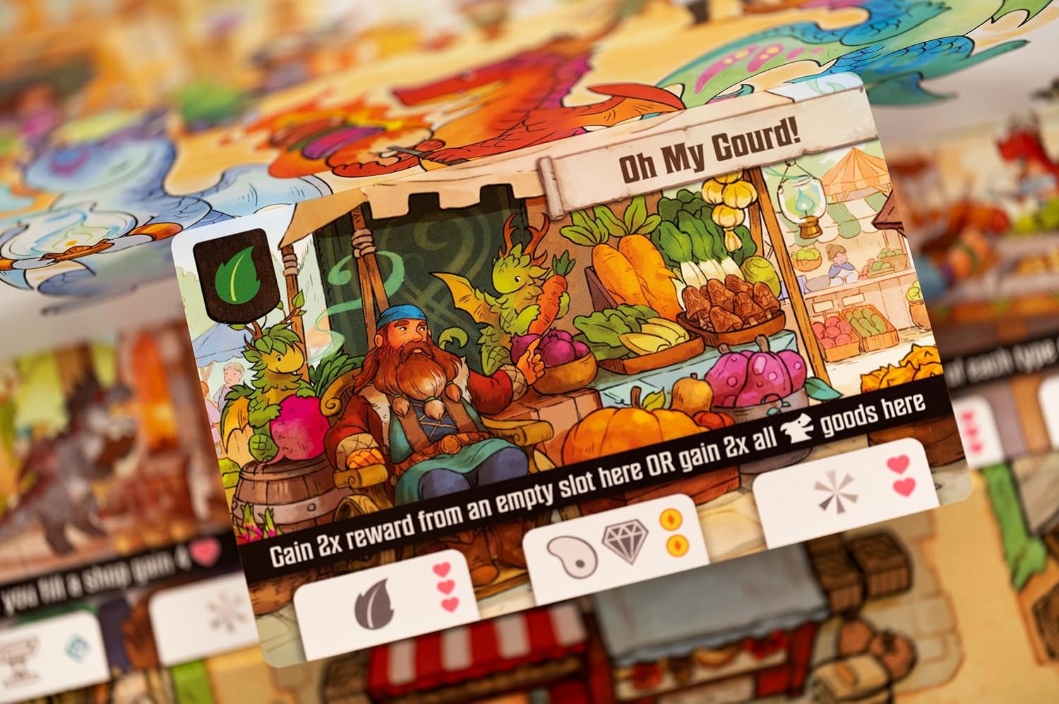 Lucky Duck Games Flamecraft Board Game | English Version | Strategy Worker Placement Game 6