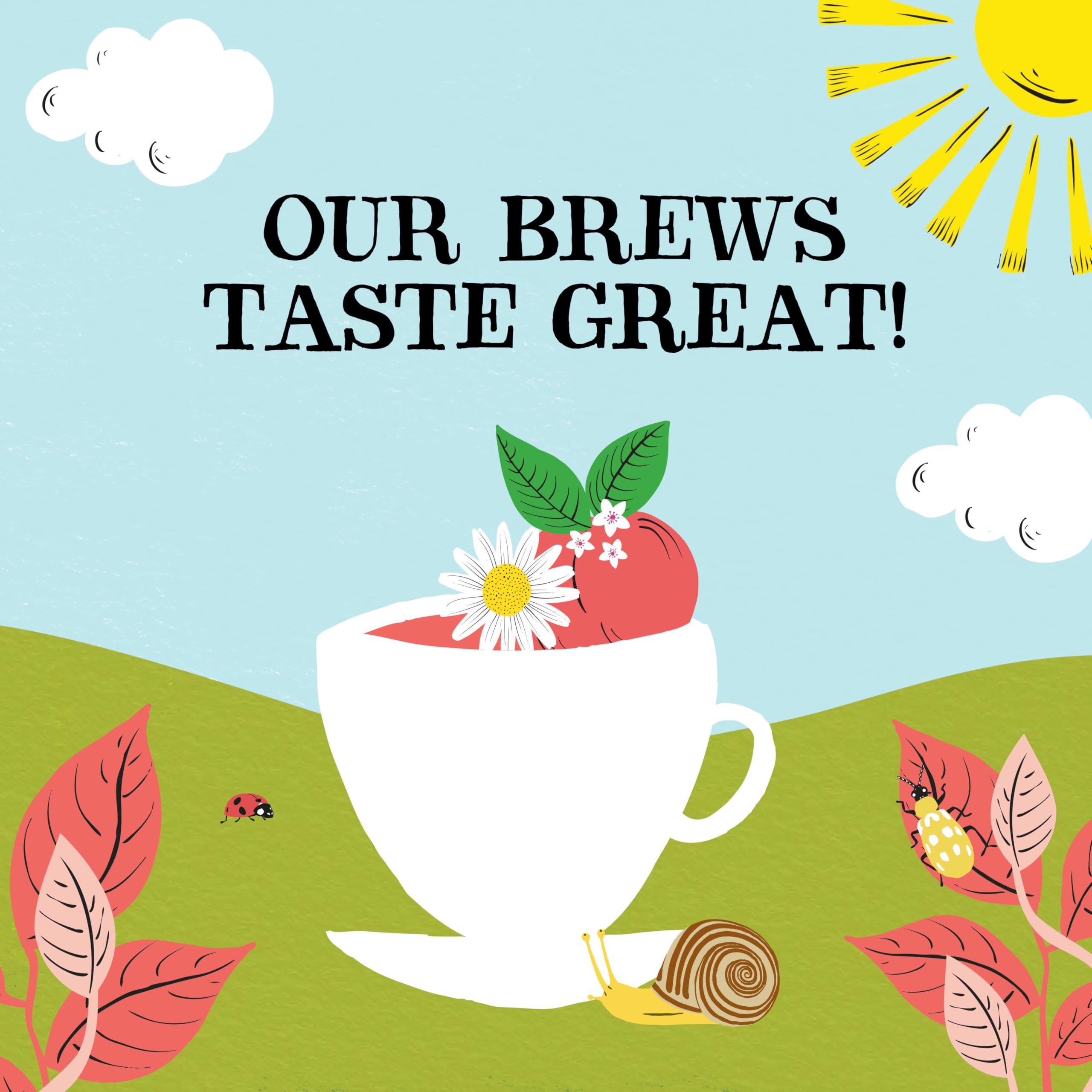 Clipper Organic Chamomile and Peach Infusions Fruit Teabags, 80 Tea Bags 6