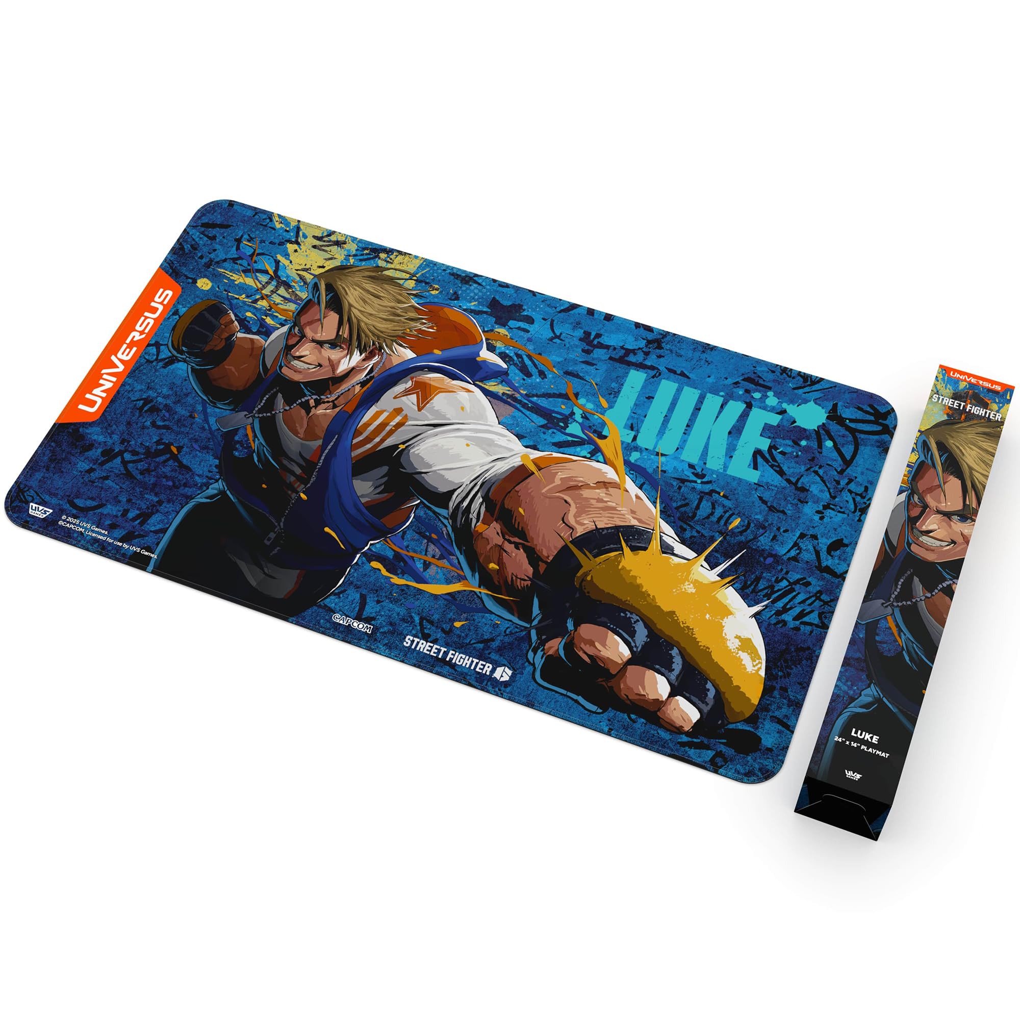 UniVersus Street Fighter 6 Challenger Series Playmat - Luke | 24 x 14 Inches Neoprene 4