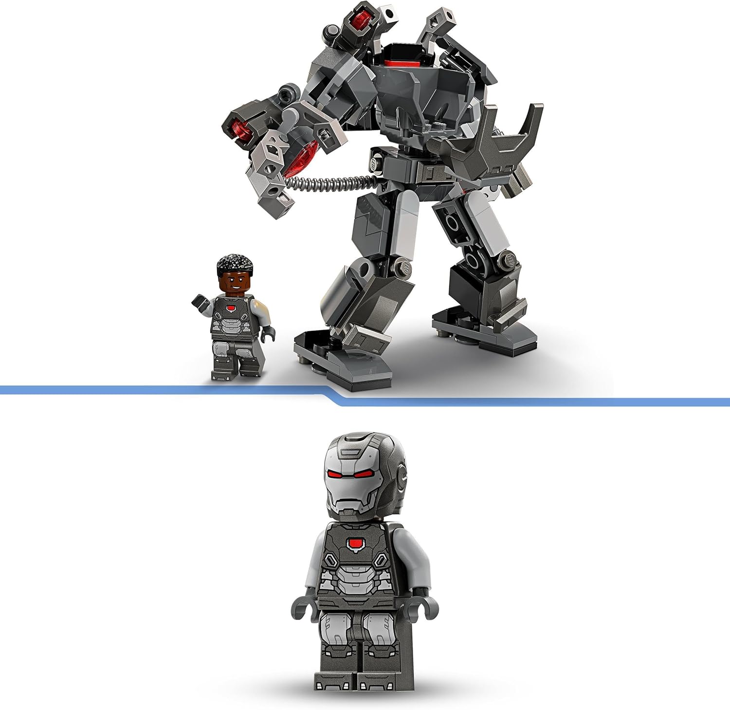 LEGO Marvel War Machine Mech Armour - Buildable Action Figure for Kids 6+ 3