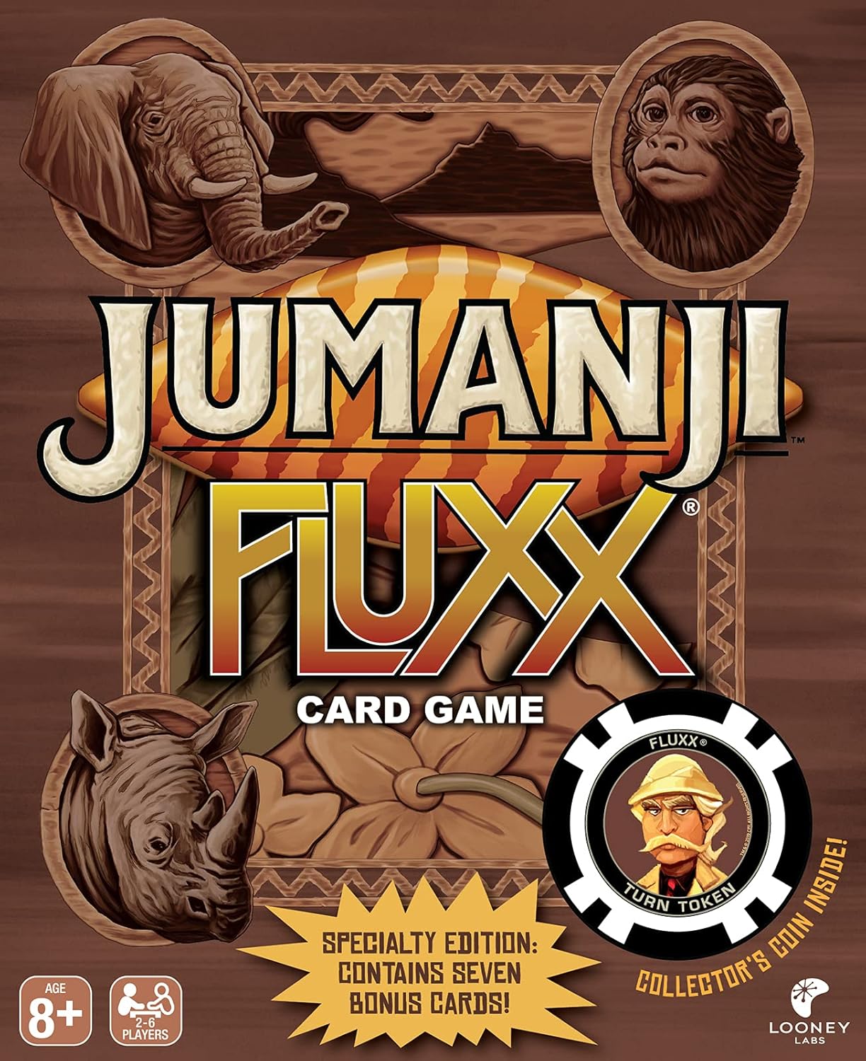 Looney Labs Jumanji Fluxx Card Game - Mixed Colours 4