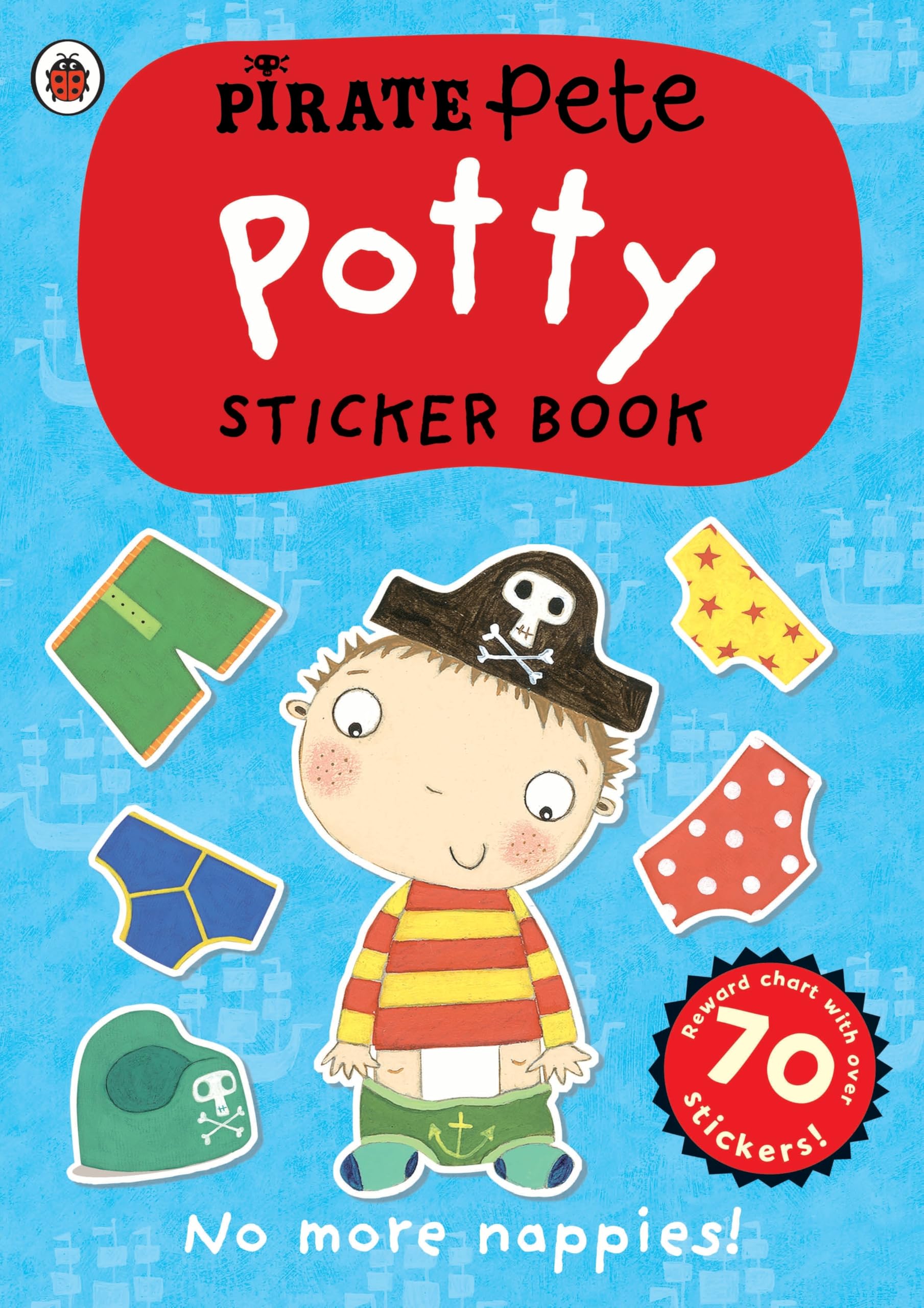Ladybird Pirate Pete's Potty Sticker Activity Book | Ages 1-3 | Paperback 1