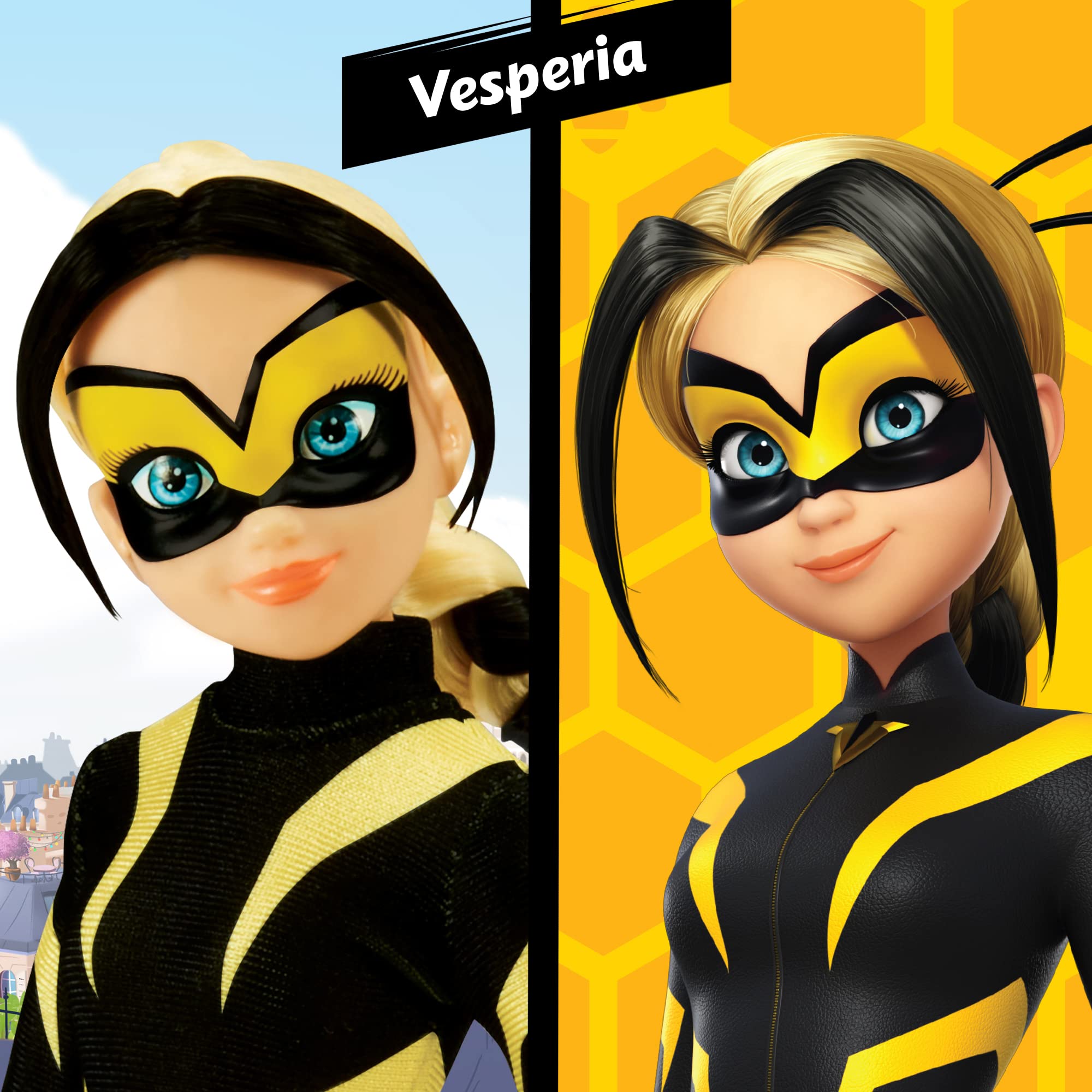 Miraculous Ladybug & Cat Noir - 26cm Vesperia Fashion Doll with Kwami & Accessories | Bandai Action Figure 9