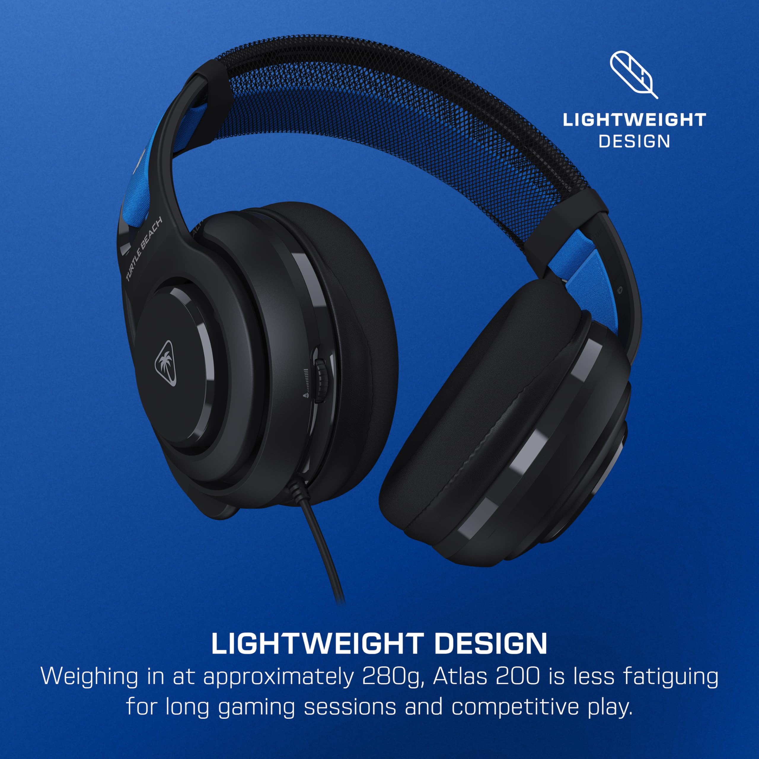 Turtle Beach Atlas 200 Wired Gaming Headset - Black | PS5/PS4 Optimized | 3D Audio Support 6
