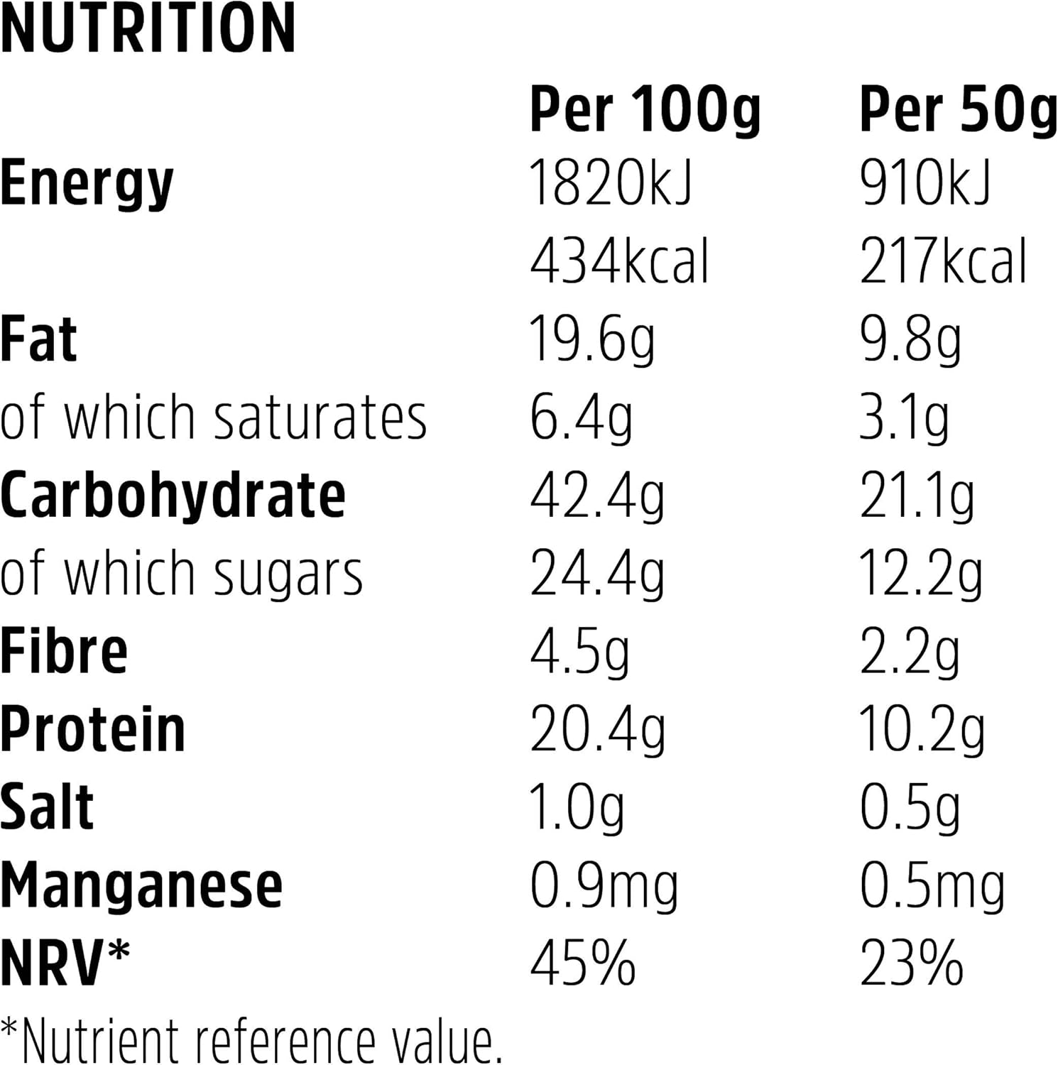 TREK Original Oat High Protein Flapjack – Glutenfrei, pflanzlich, vegan – 16 x 50 g Riegel 5