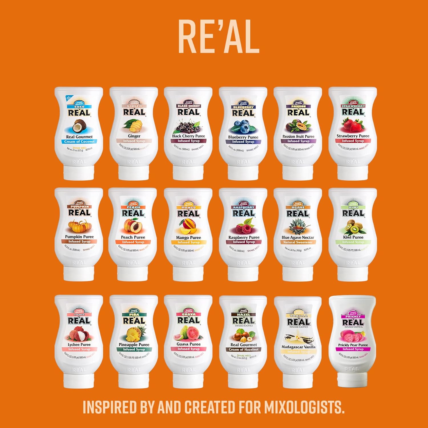 RE"AL Syrups Passion Fruit Puree Infused Fruit Syrup for Cocktails, Cooking & Baking 7