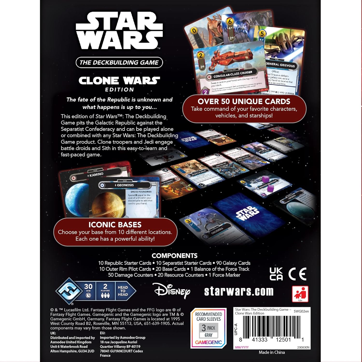 Fantasy Flight Games Star Wars: The Deckbuilding Game - The Clone Wars Card Game 3