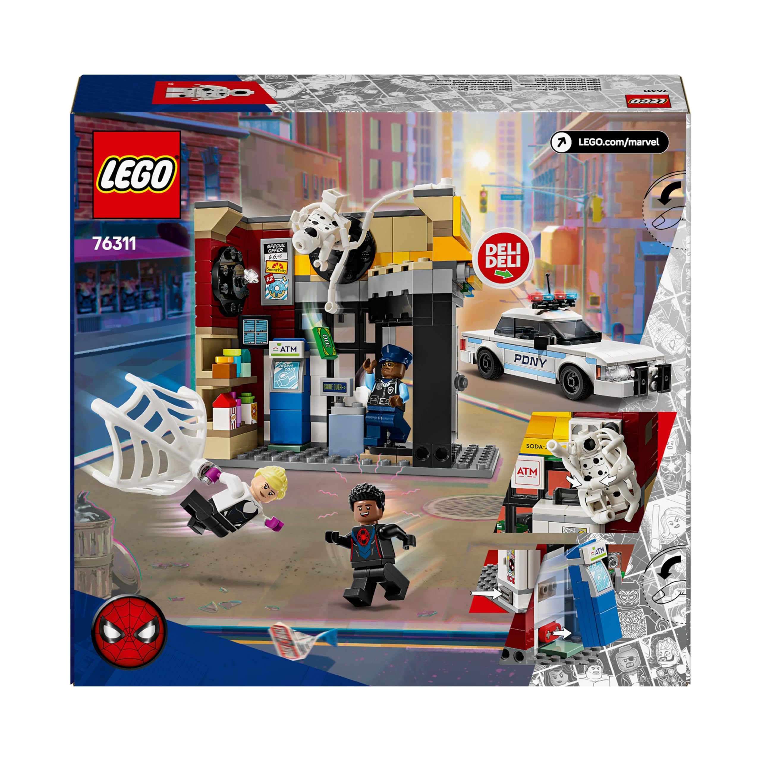 LEGO Marvel Spider-Verse: Miles Morales vs. The Spot - Super Heroes Playset for Ages 9+ 5