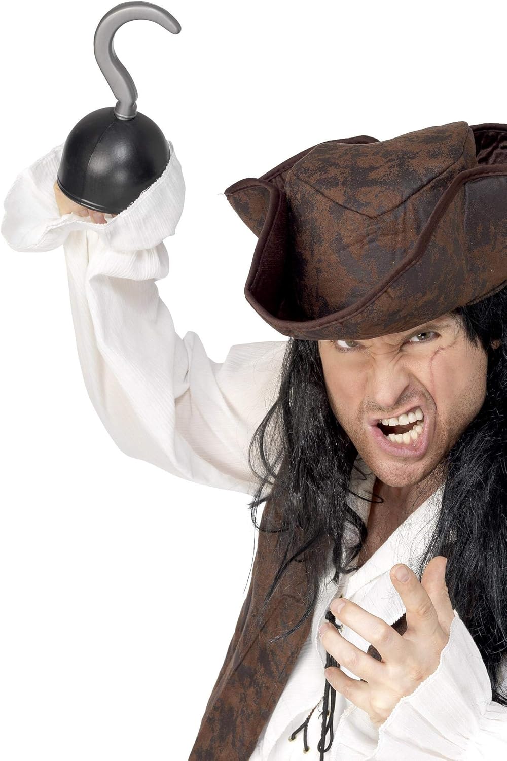 Smiffys Pirate Hook Black PVC Accessory