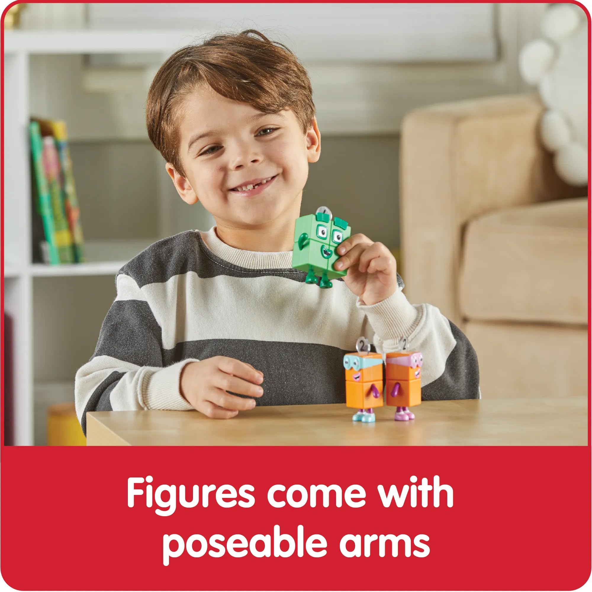 Numberblocks Four and the Terrible Twos - Collectible Play Figures for Ages 3+ 12