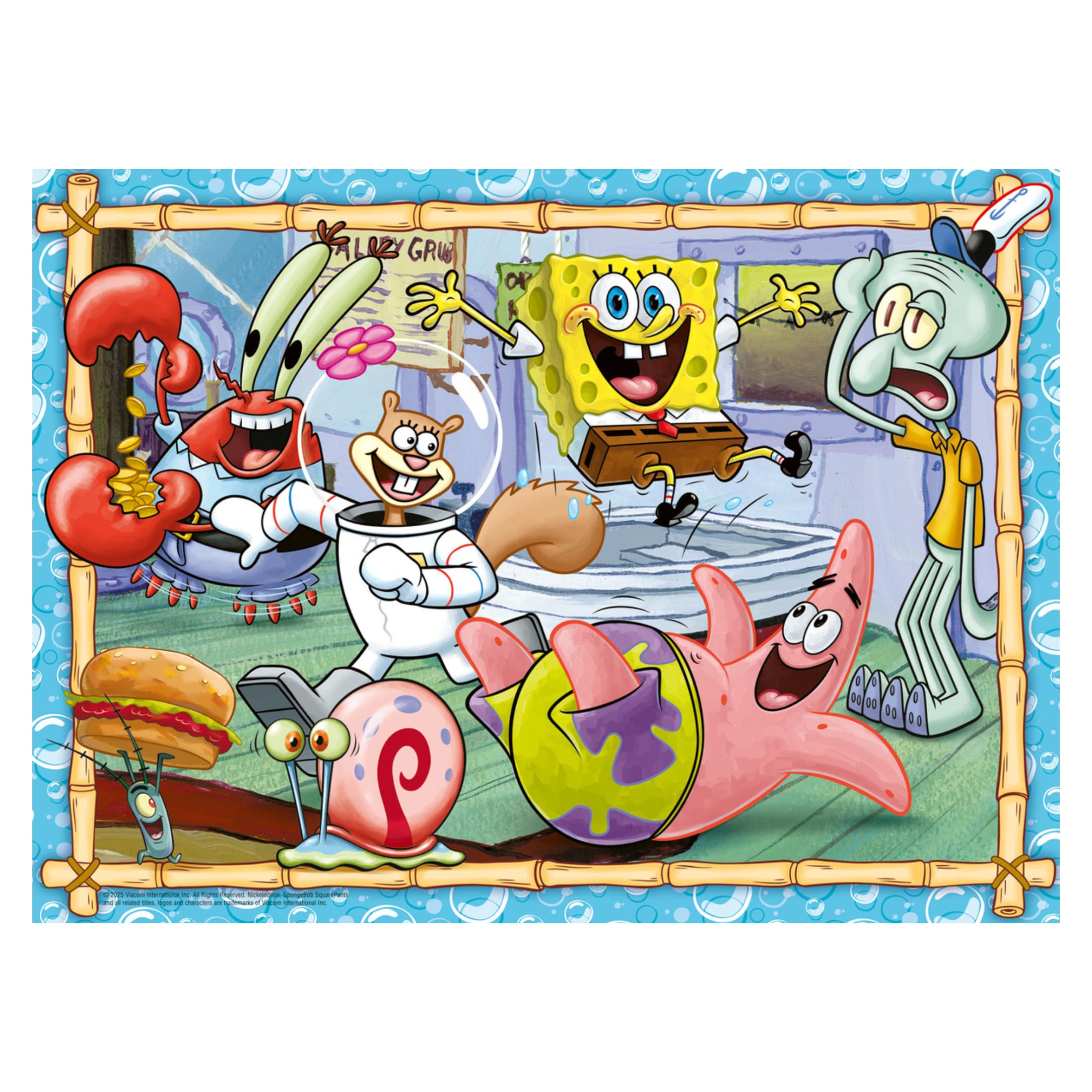Ravensburger Spongebob Squarepants XXL 200 Piece Jigsaw Puzzle for Children 8+ | 49 x 36 cm
