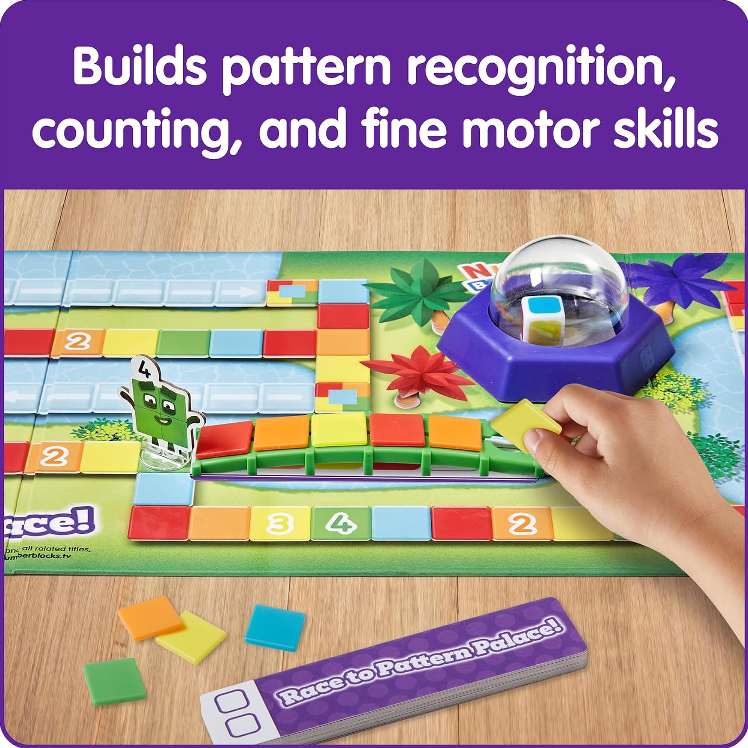 Learning Resources Numberblocks Race to Pattern Palace Board Game 6