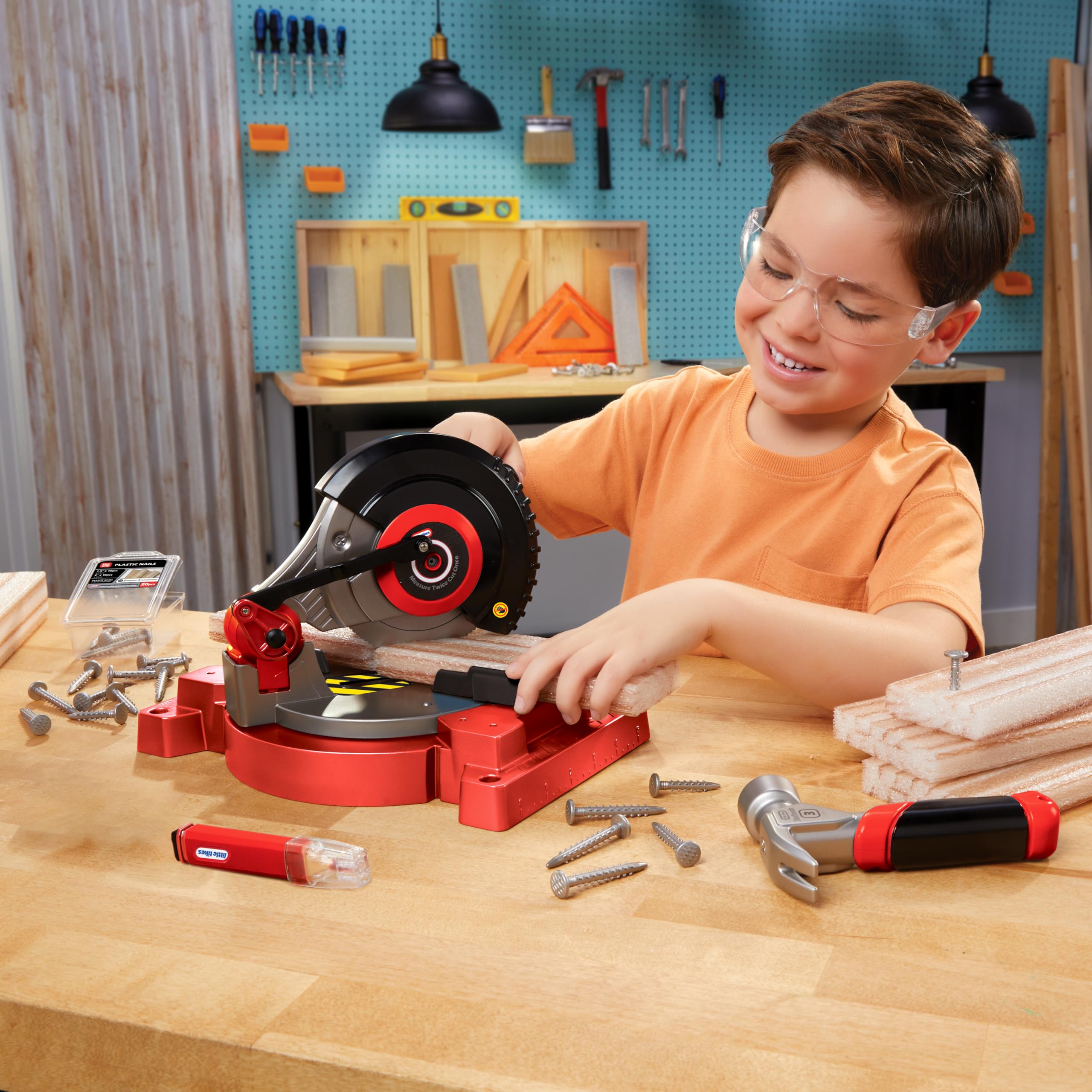 Little Tikes Creative Construction Power Cuts Set - 120-Piece Building Playset for Kids 3+ 12