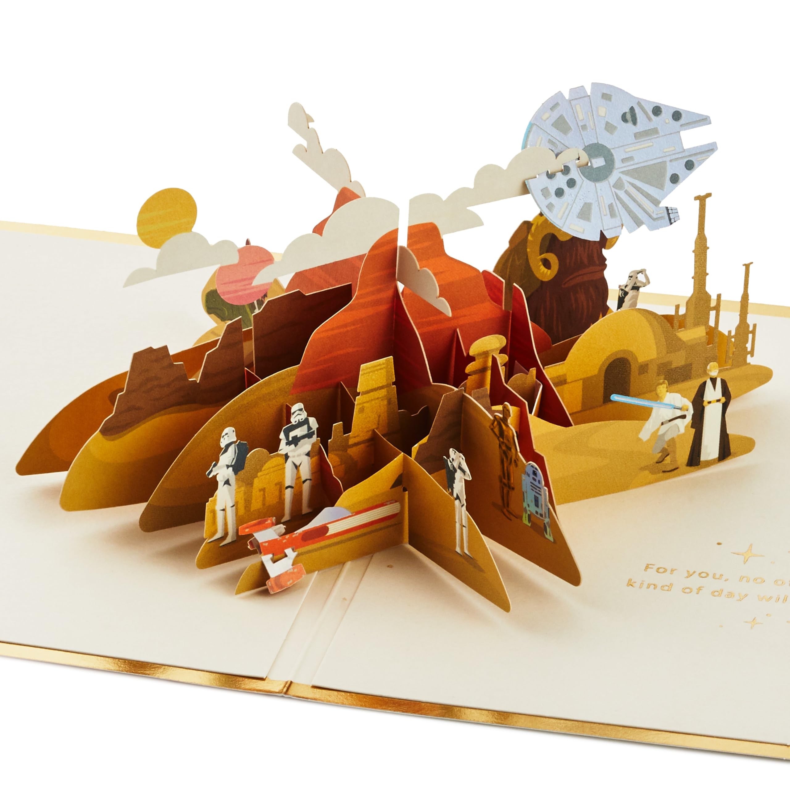 Hallmark Star Wars 3D Pop-Up Any Occasion Card | Birthday, Father's Day | Recyclable
