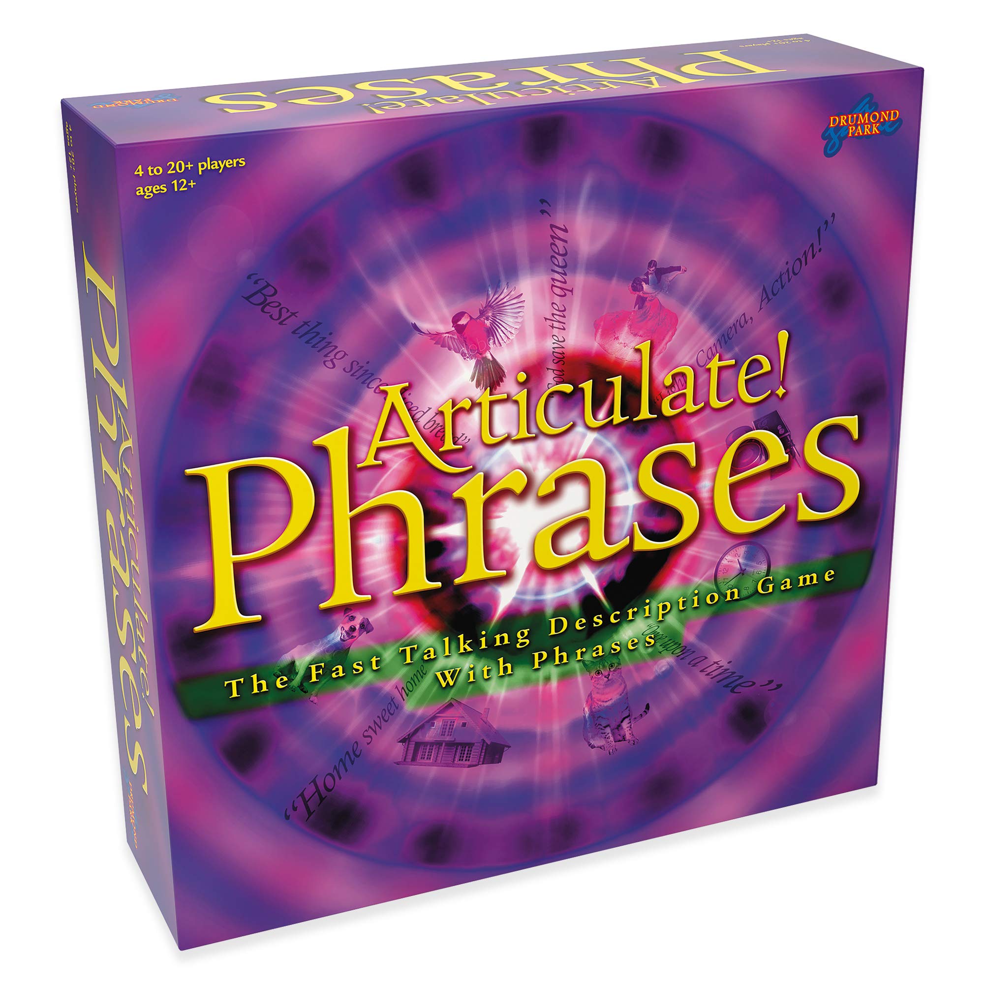 Drumond Park Articulate Phrases Family Board Game - Fast Talking Description Game for Adults & Teens