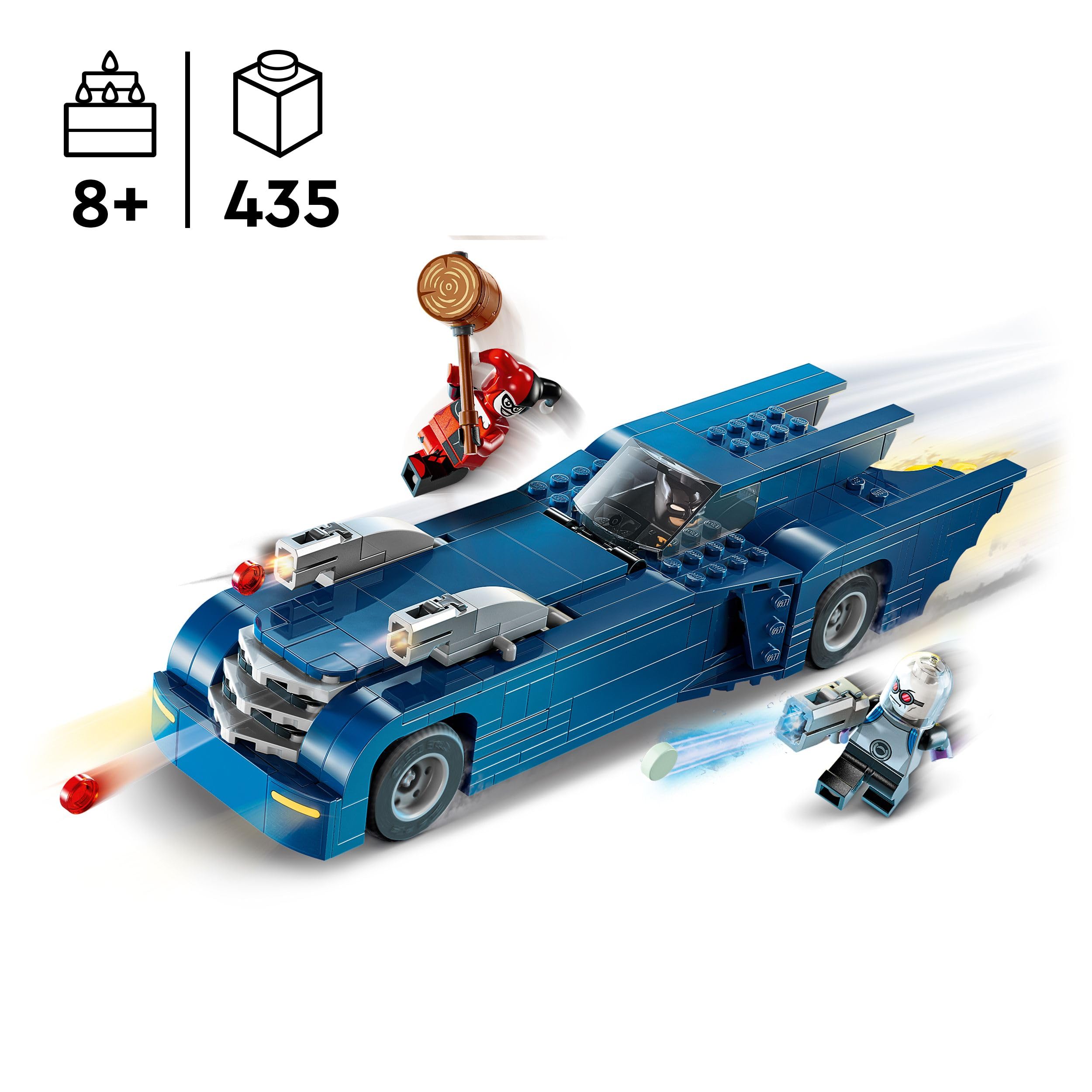 LEGO DC Batman with the Batmobile vs. Harley Quinn & Mr. Freeze - Building Set for 8+ Years 10