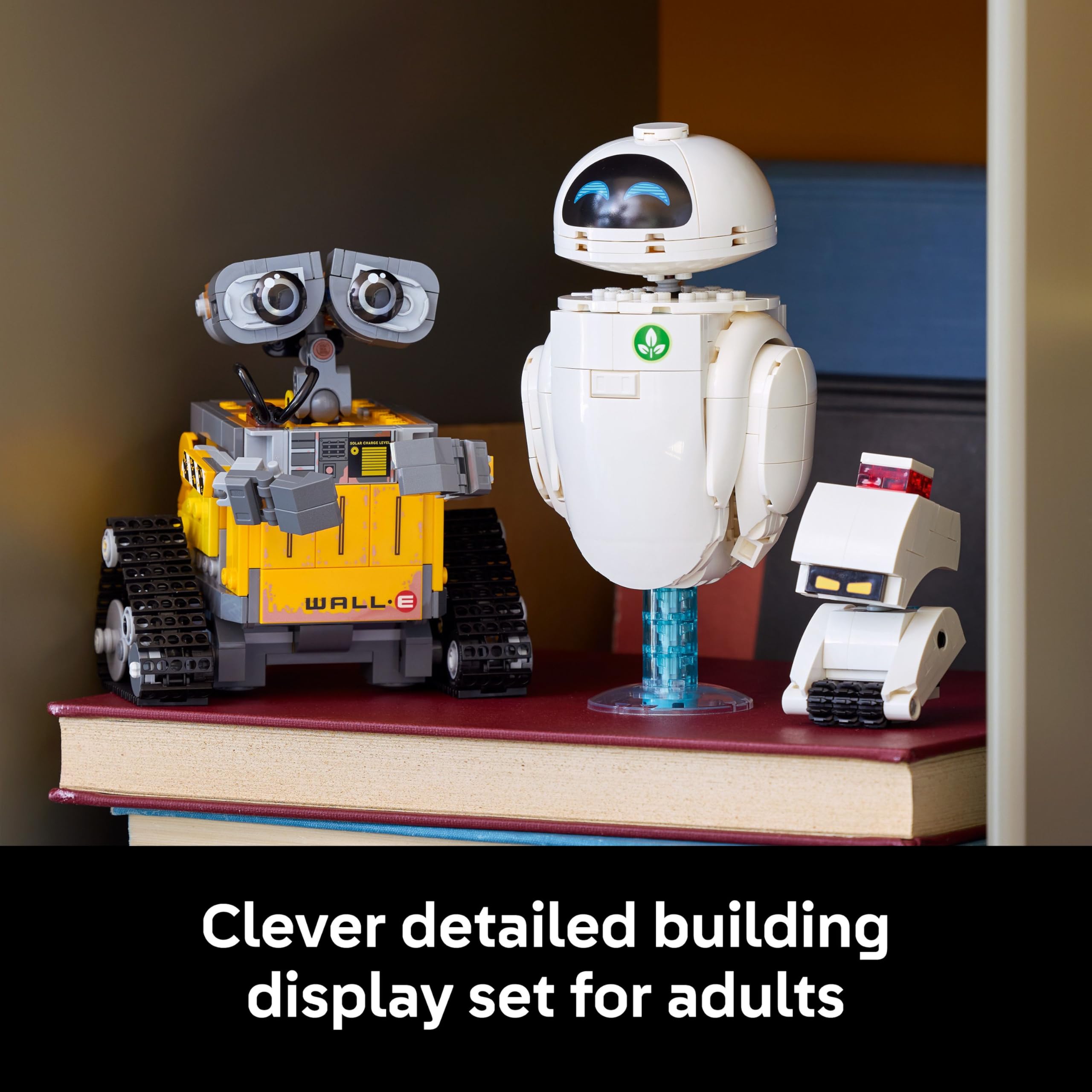 LEGO Disney Pixar WALL-E and EVE Building Set - 811-Piece Display Model for Adults 6