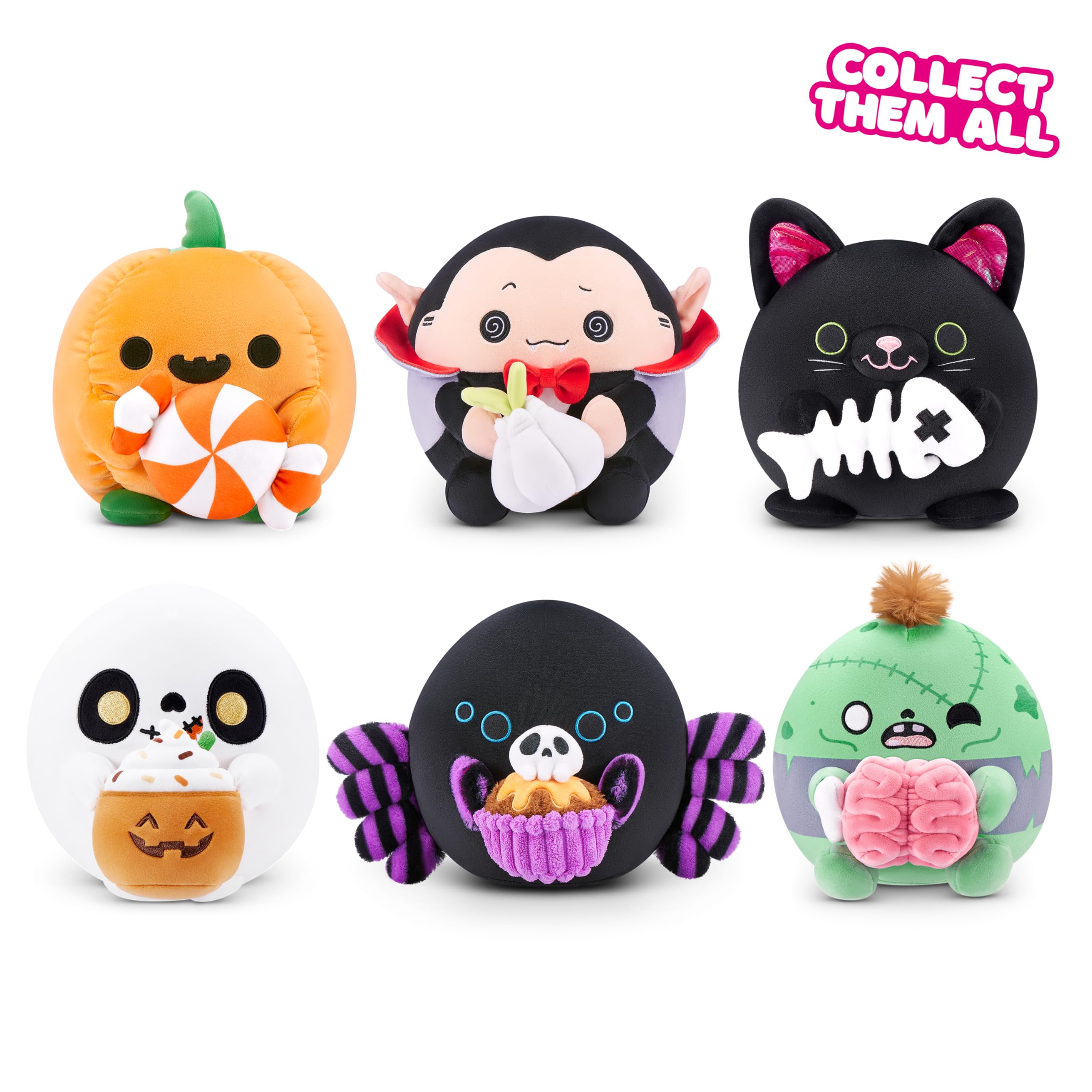 Snackles 8-inch Halloween Series 1 Plush (MOON) by ZURU - Soft Doll & Collectible 5