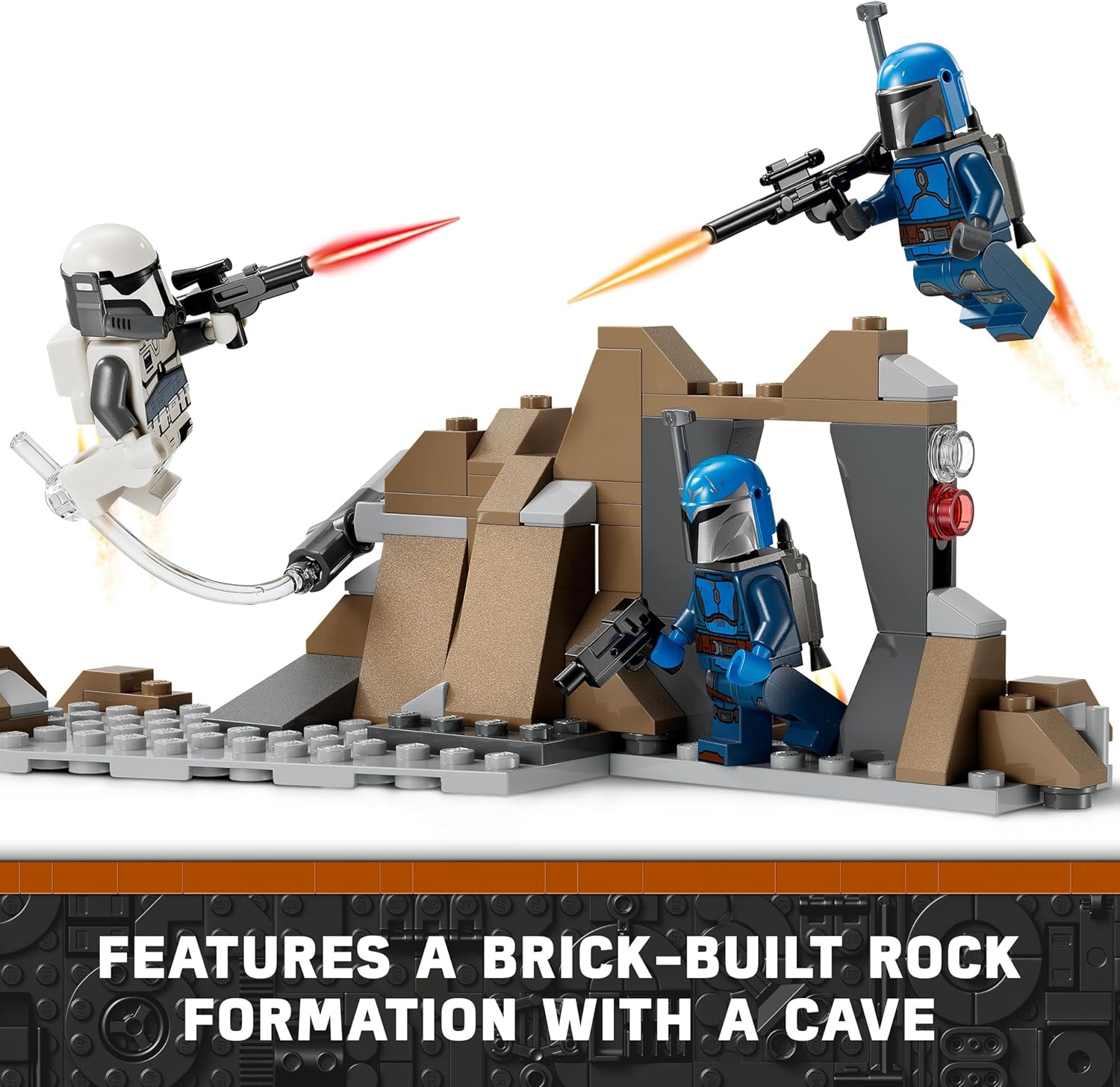 LEGO Star Wars: The Mandalorian Ambush on Mandalore Battle Pack - Building Toy Set for Kids 6+ 4