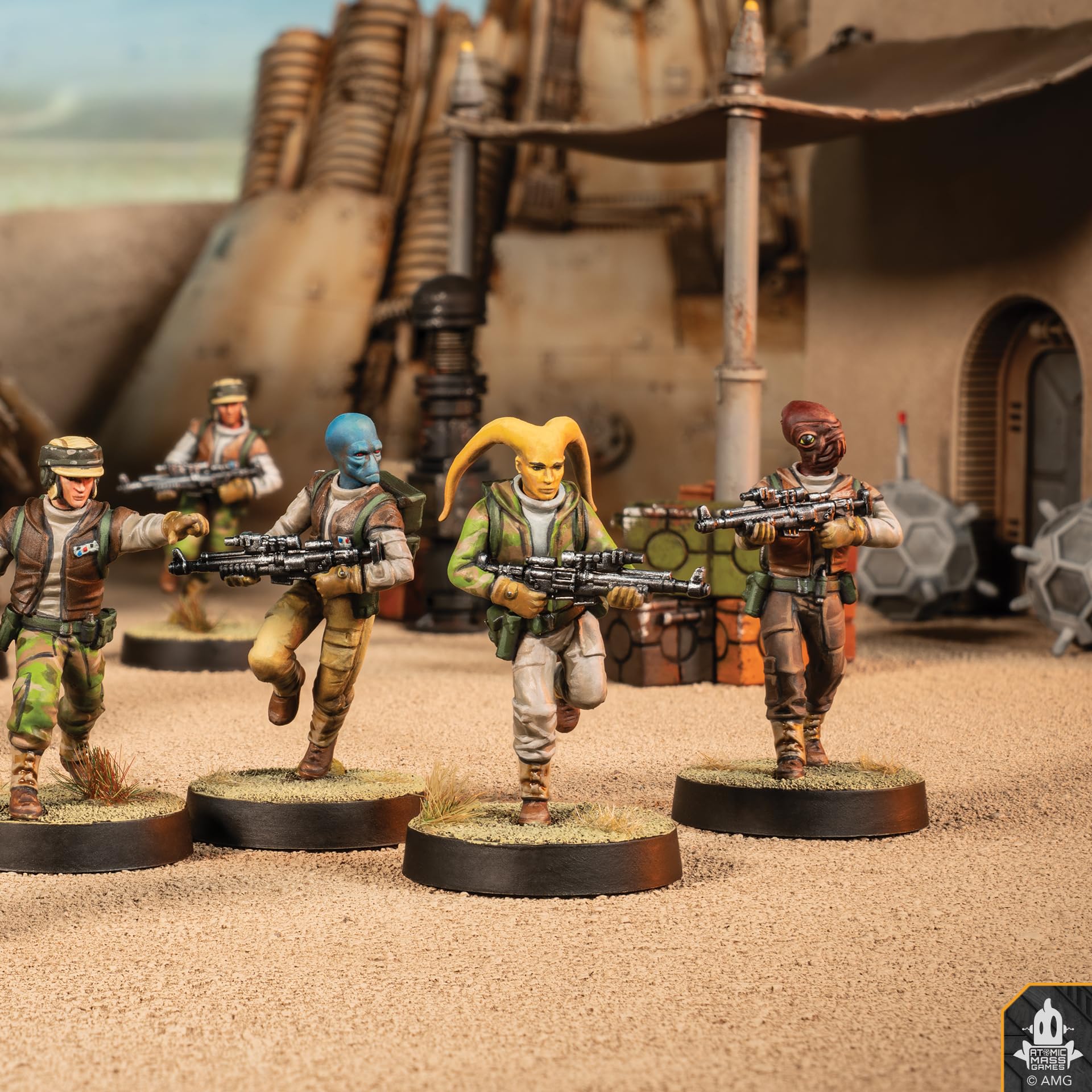 Atomic Mass Games Star Wars Legion: Rebel Troopers Miniatures Expansion 5