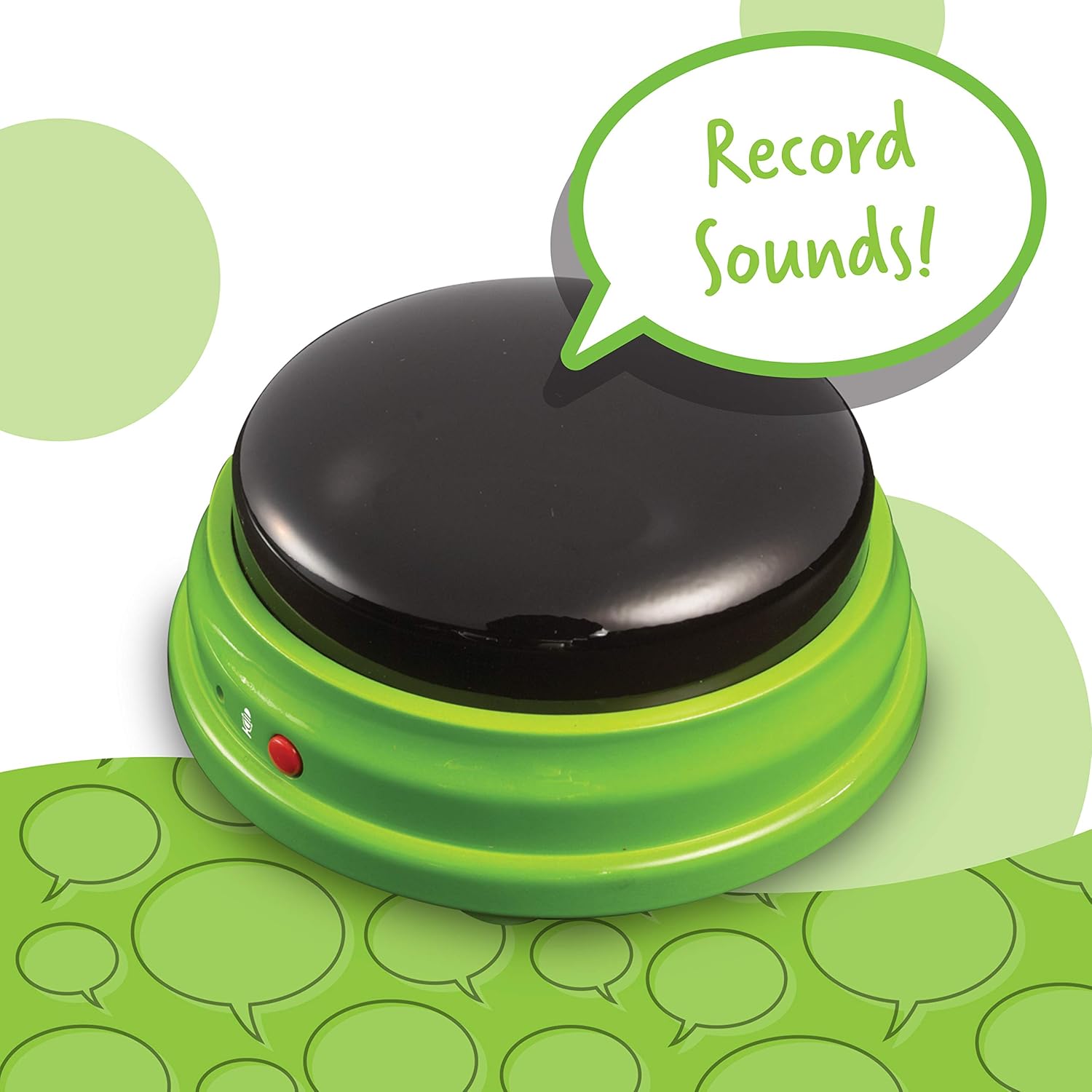Learning Resources Recordable Answer Buzzers - 7-Second Sound Recording, 4-Color Set, Ages 3+ 4