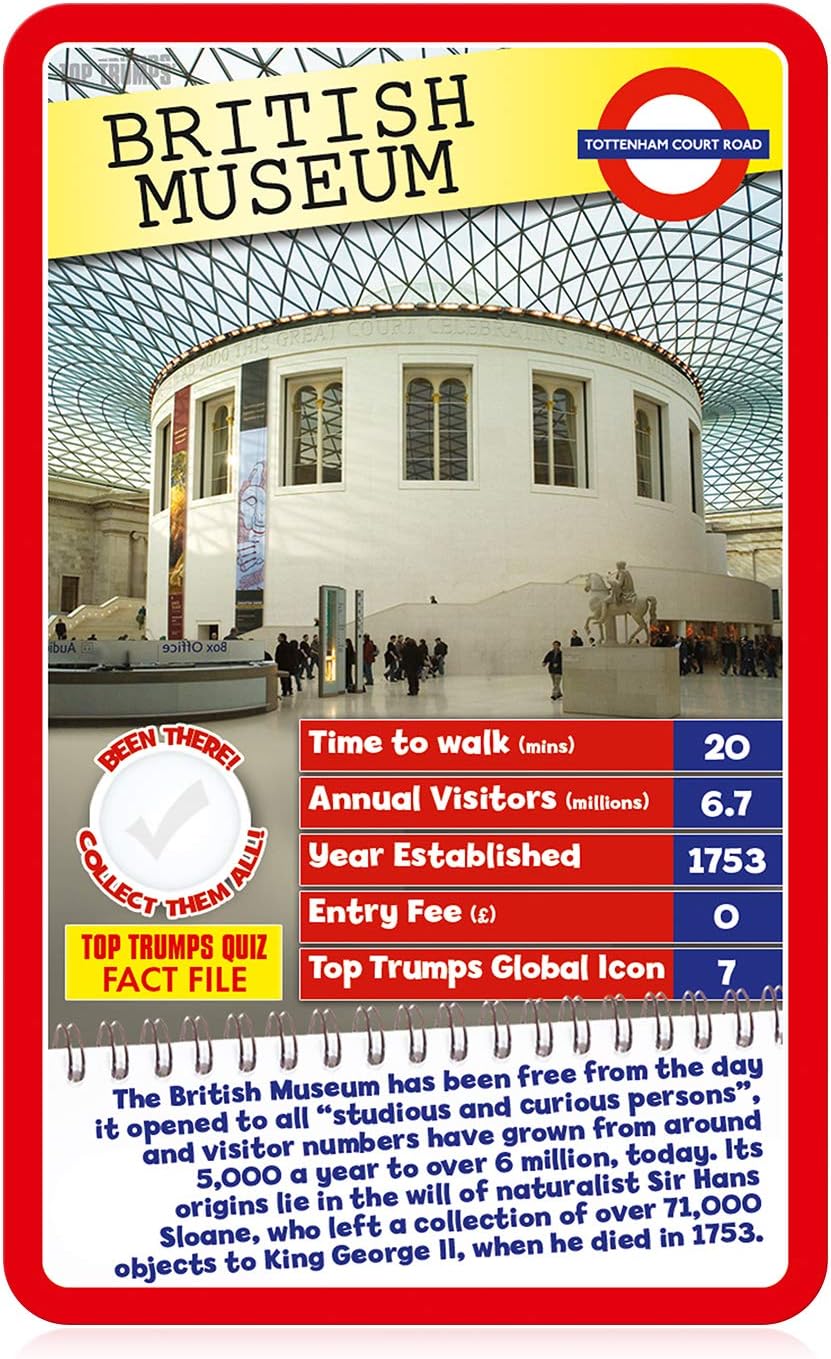 Top Trumps London 30 Things To See Card Game 5