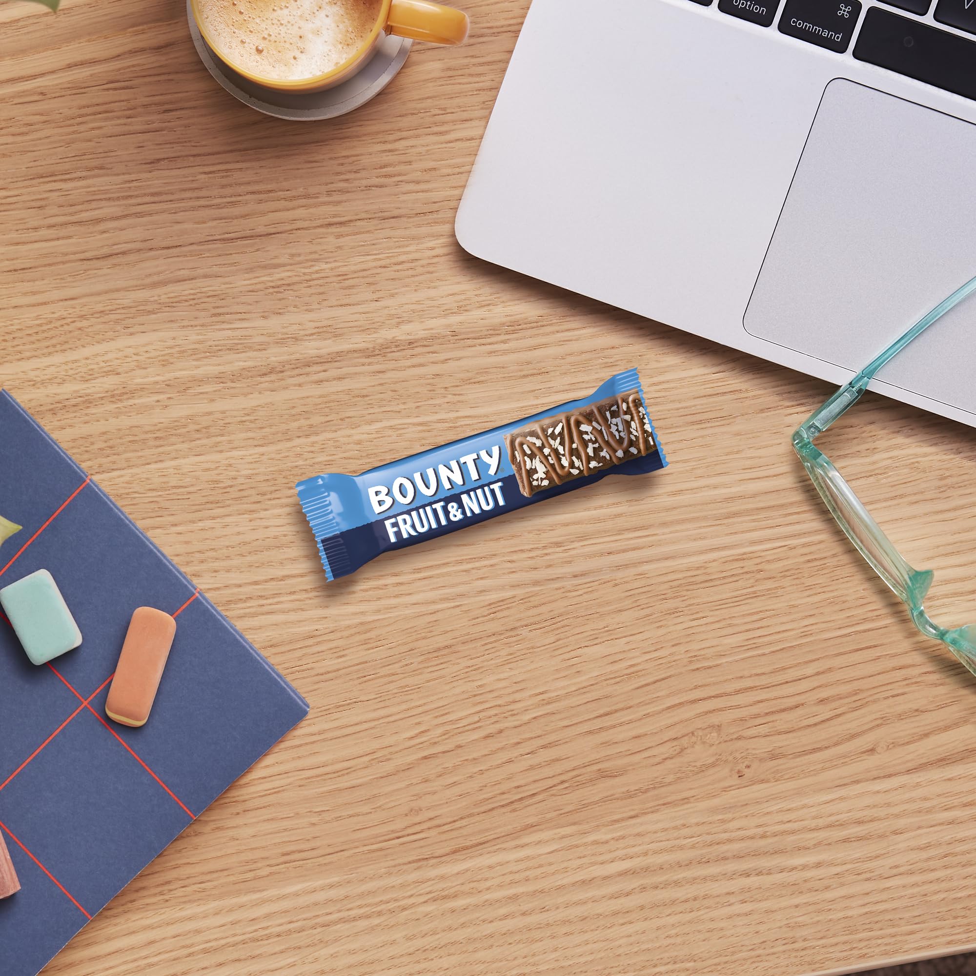 Bounty Triple Treat Fruit & Nut Milk Chocolate Snack Bars Multipack 4 x 32g 3