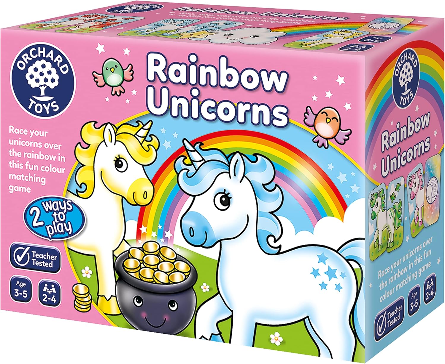 Orchard Toys Rainbow Unicorns Memory Matching Game